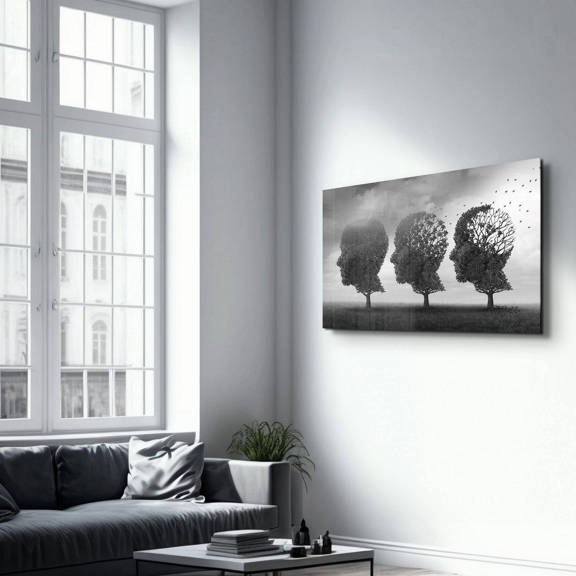 Quadro Decorativo em Vidro Temperado Multicolor CAM-4069, 35x55 cm, Impressão UV, 4 mm