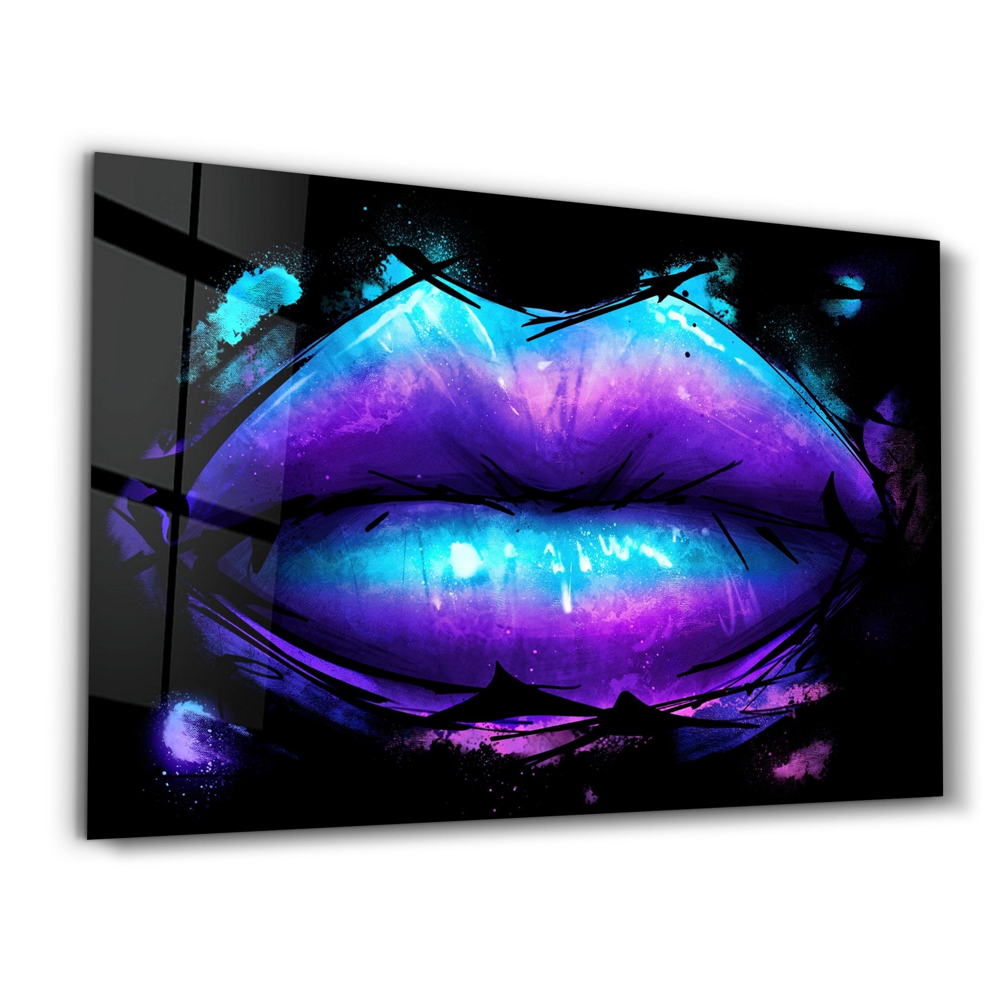 Quadro Decorativo em Vidro Temperado CAM-4072, 35x55 cm, Multicolor, 4 mm, Impressão UV