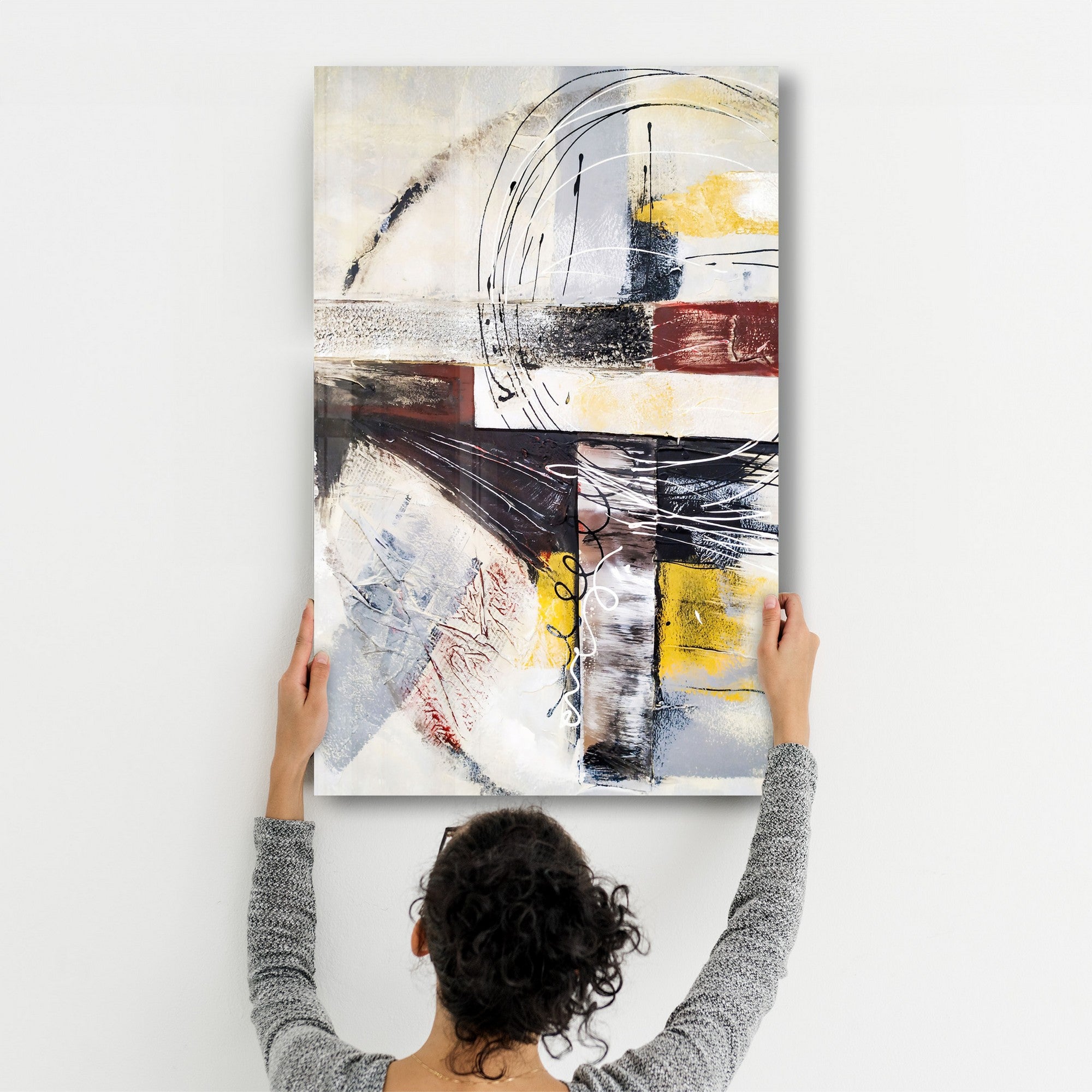 Quadro Decorativo em Vidro Temperado 35 x 55 cm Multicolorido – CAM-4080 (4 mm, Impressão UV)