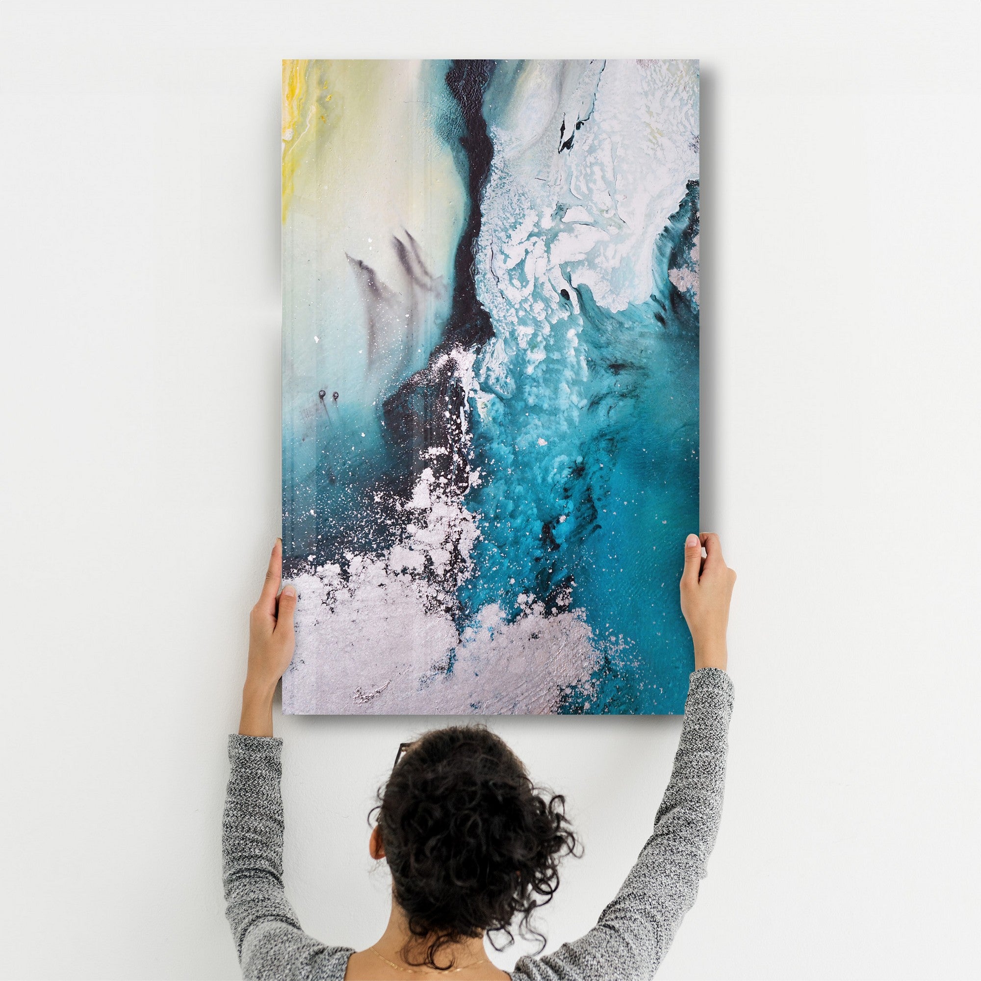 Quadro Decorativo em Vidro Temperado Multicolor 35 x 55 cm CAM-4087 (Impressão UV, 4 mm)