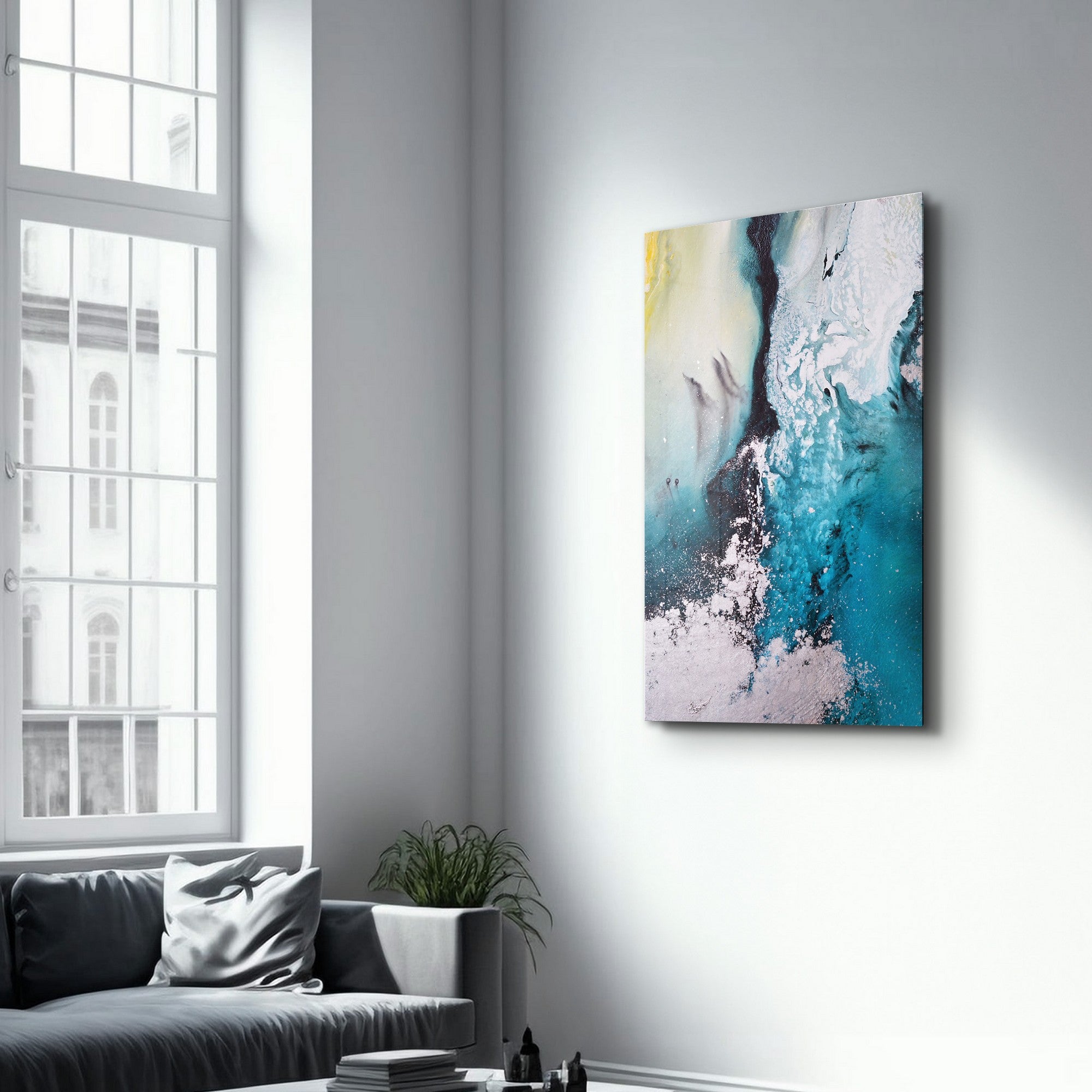 Quadro Decorativo em Vidro Temperado Multicolor 35 x 55 cm CAM-4087 (Impressão UV, 4 mm)