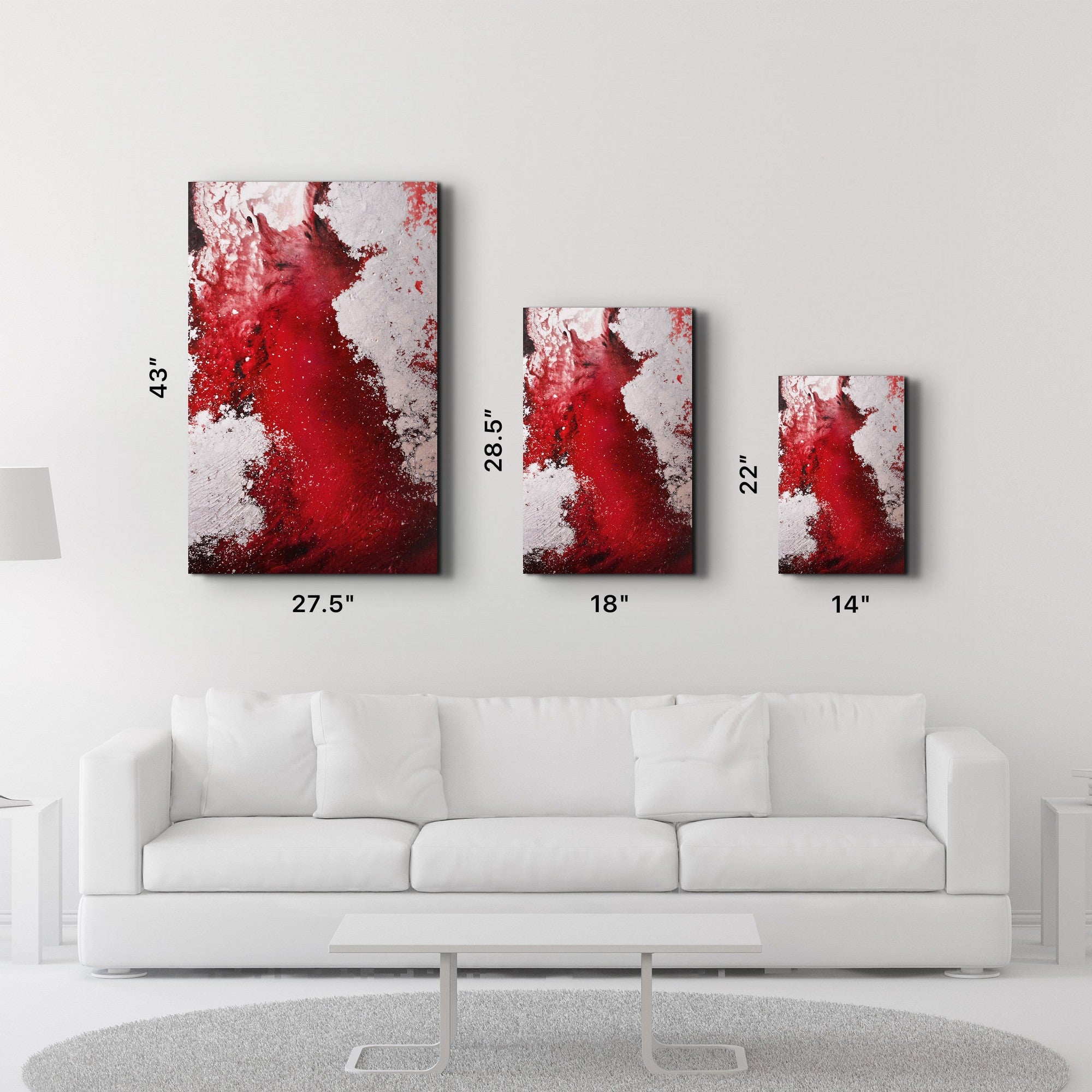 Quadro Decorativo em Vidro Temperado 4 mm 35x55 cm Multicolor com Impressão UV | CAM-4091 (672BRS2202)