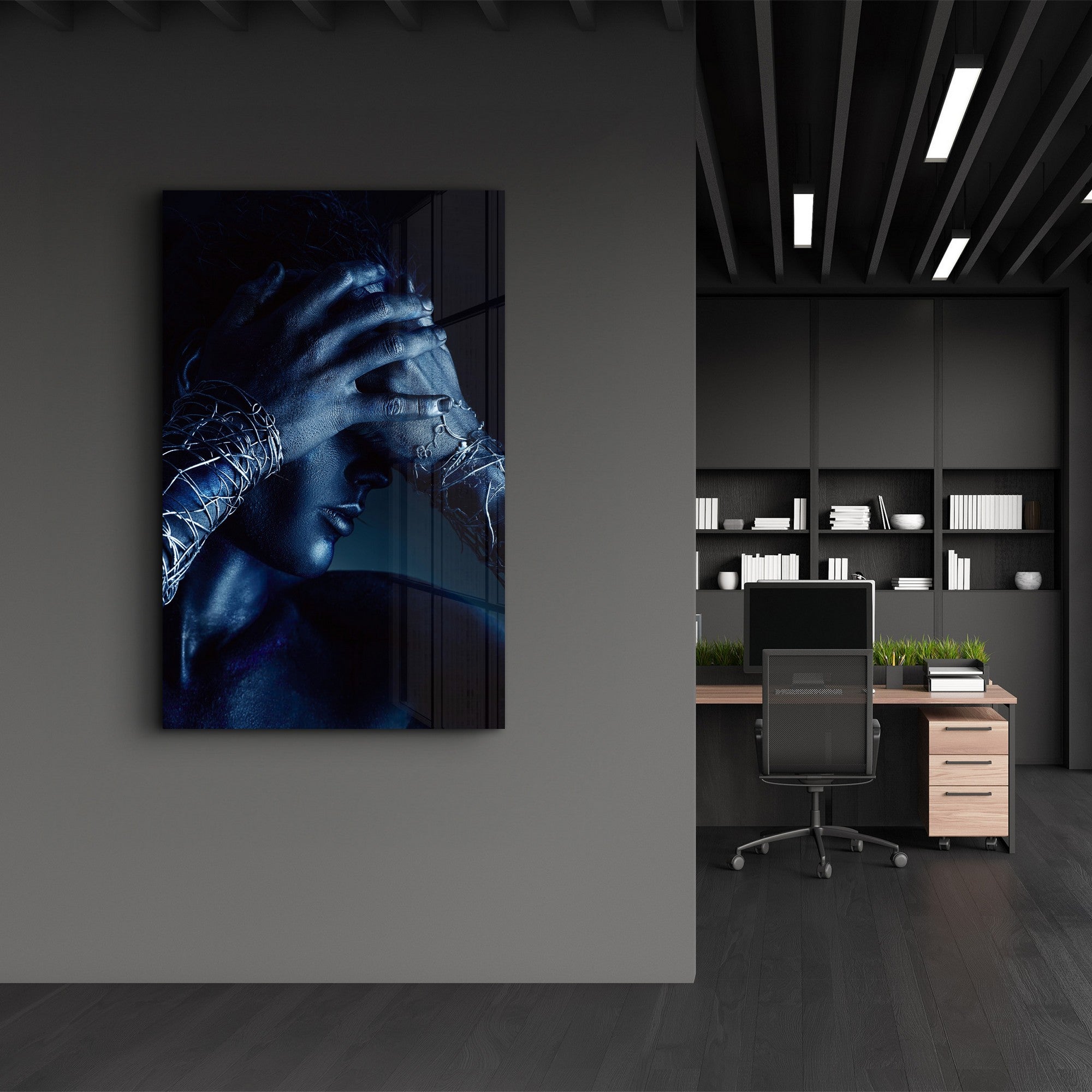 Quadro Decorativo em Vidro Temperado CAM-5001 – Multicolor – 35 x 55 cm – Impressão UV – 4 mm