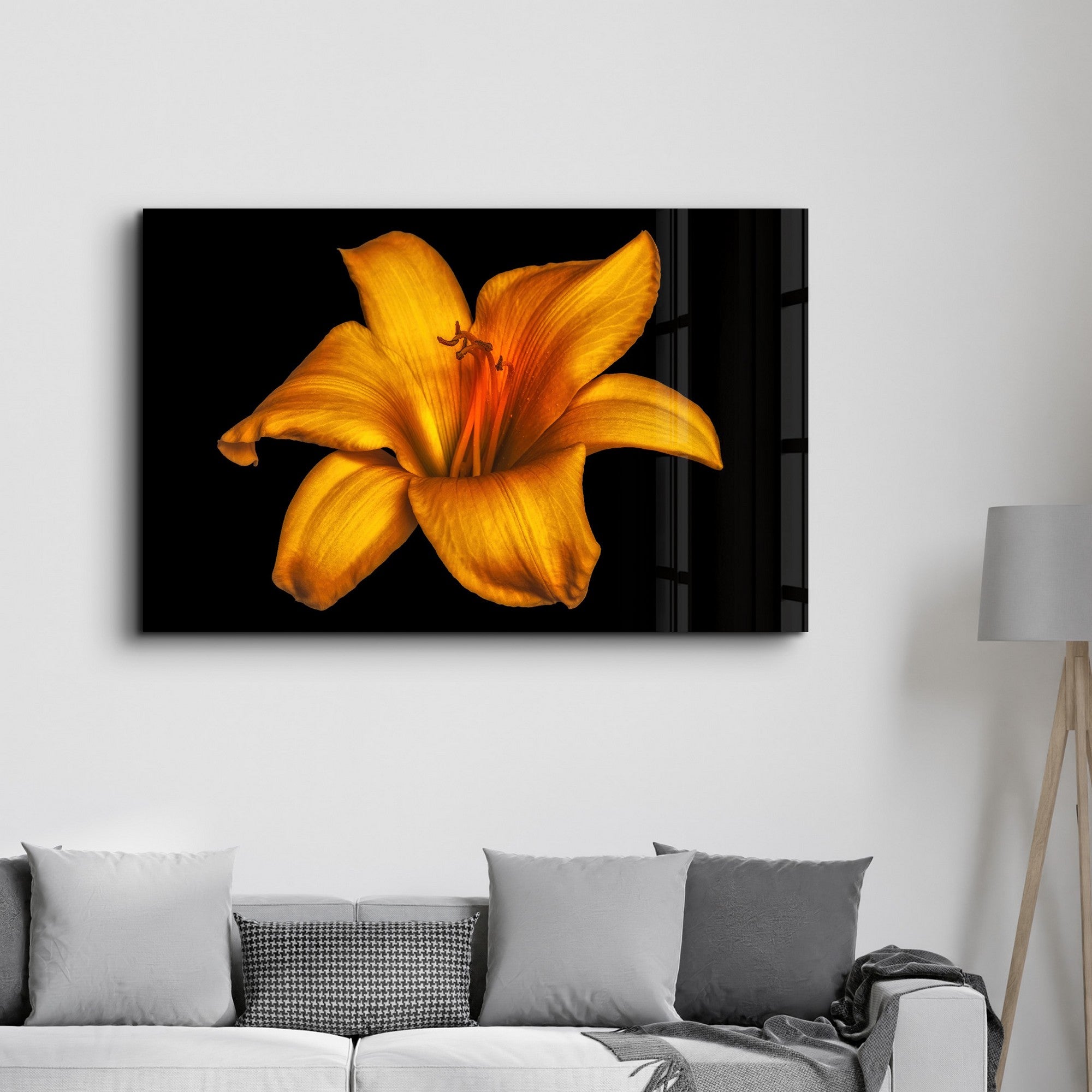 CAM-5025 Quadro Decorativo em Vidro Temperado 35x55 cm, Multicolor, Impressão UV (4 mm)