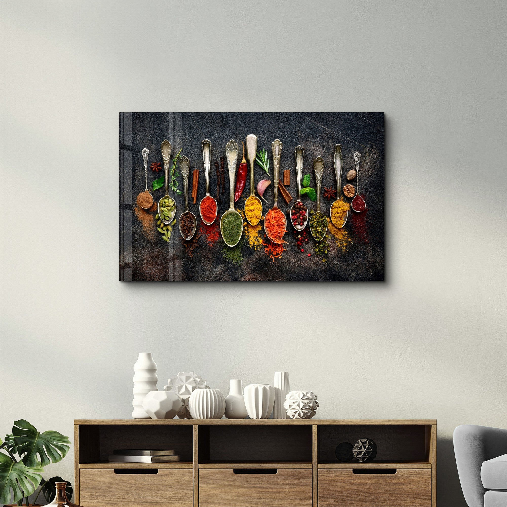 Quadro Decorativo em Vidro Temperado Multicolor 35 x 55 cm (4 mm) | Impressão UV – CAM-5027