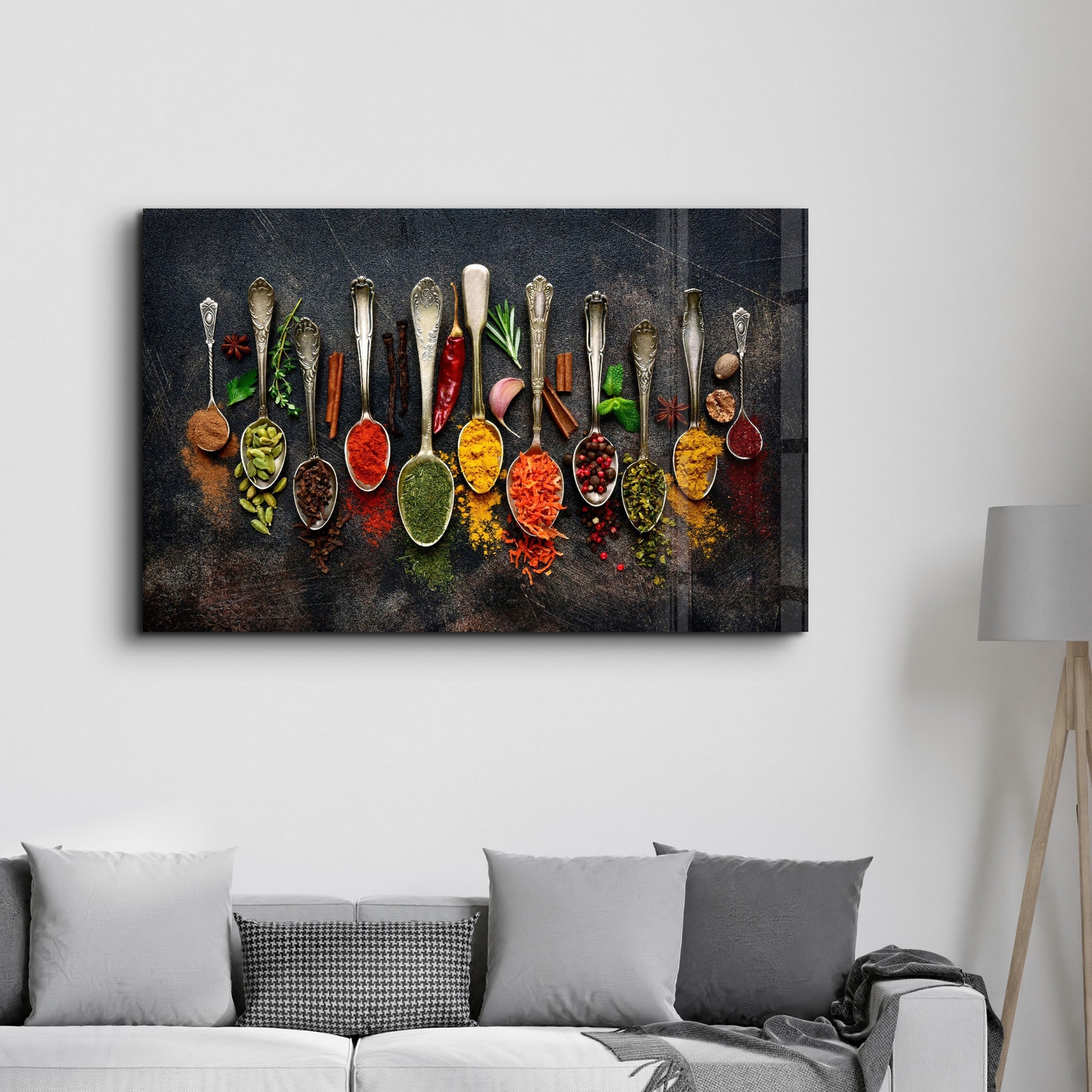 Quadro Decorativo em Vidro Temperado Multicolor 35 x 55 cm (4 mm) | Impressão UV – CAM-5027