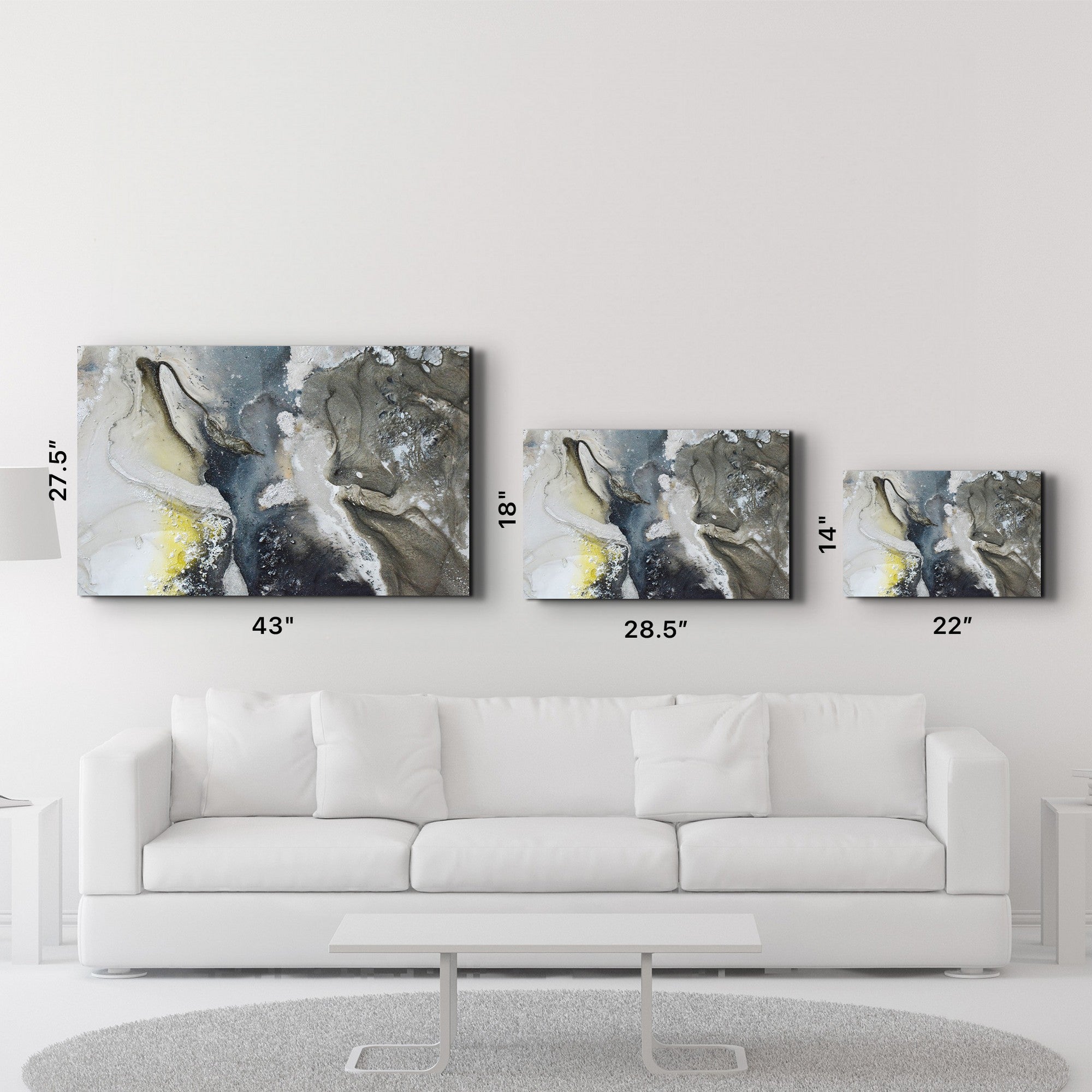 Quadro Decorativo em Vidro Temperado CAM-5030, Multicolor, 35 x 55 cm, Impressão UV (4 mm)