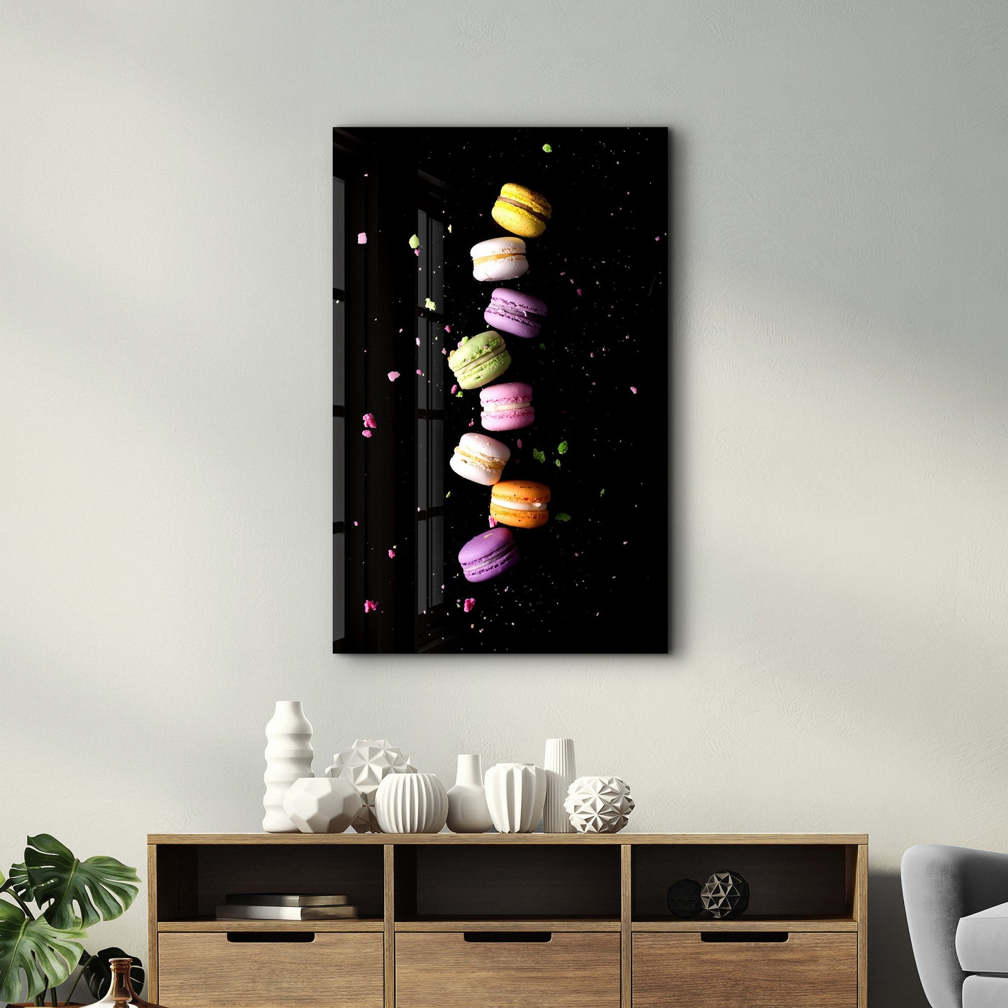 Quadro Decorativo em Vidro Temperado 35x55 cm Multicolor com Impressão UV (4 mm) - CAM-5035