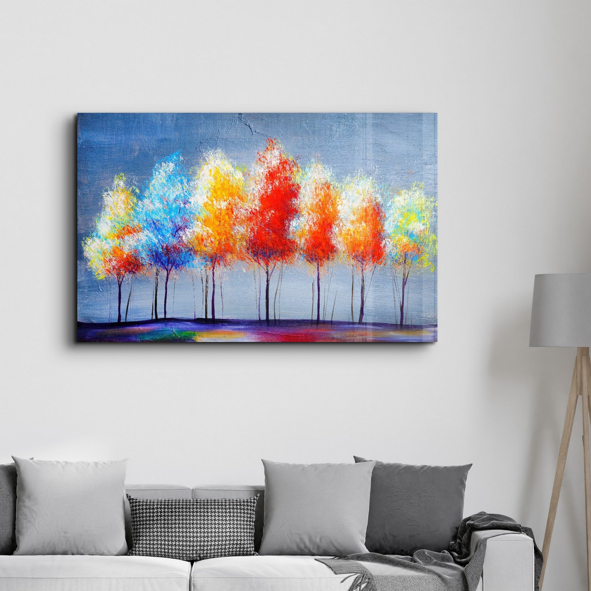 Quadro Decorativo em Vidro Temperado 35x55 cm Multicolor — Impressão UV (4 mm) | CAM-5046