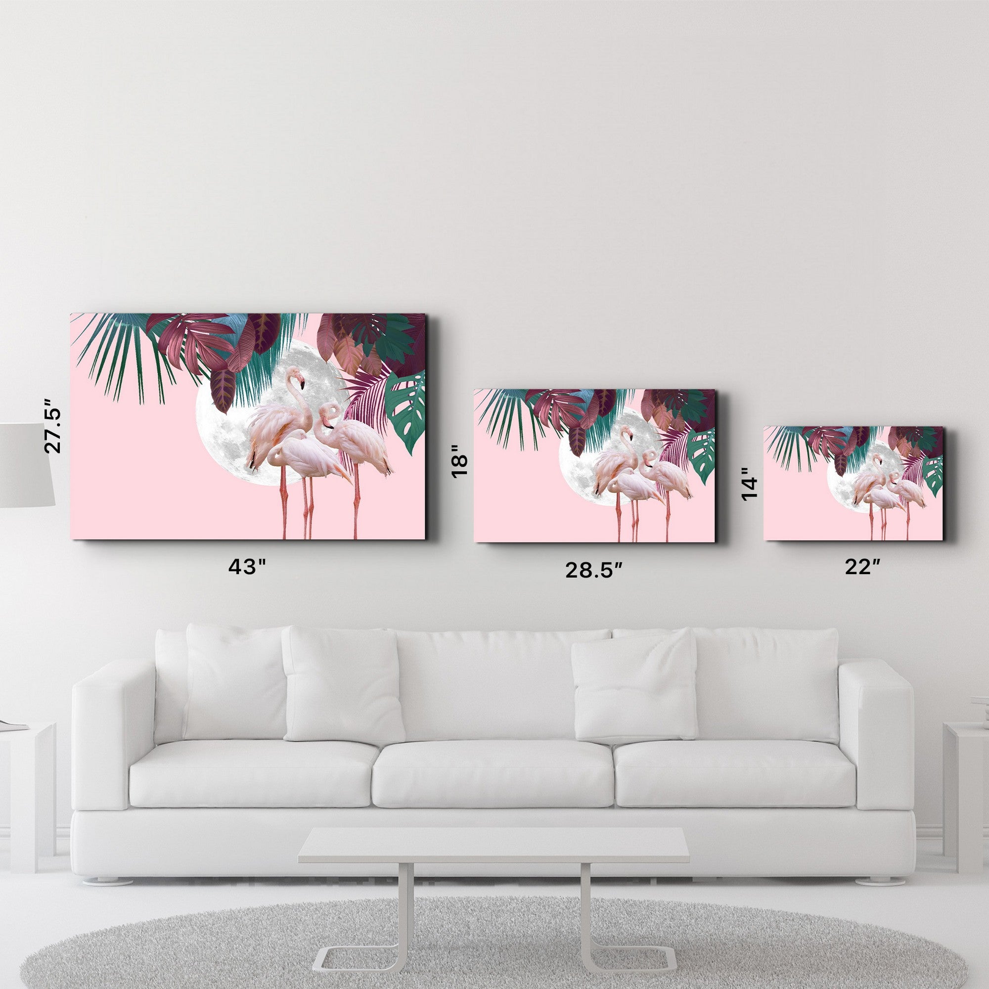 Quadro Decorativo em Vidro Temperado CAM-5048, 35 x 55 cm, Multicolor, Impressão UV, 4 mm (Ref. 672BRS2352)