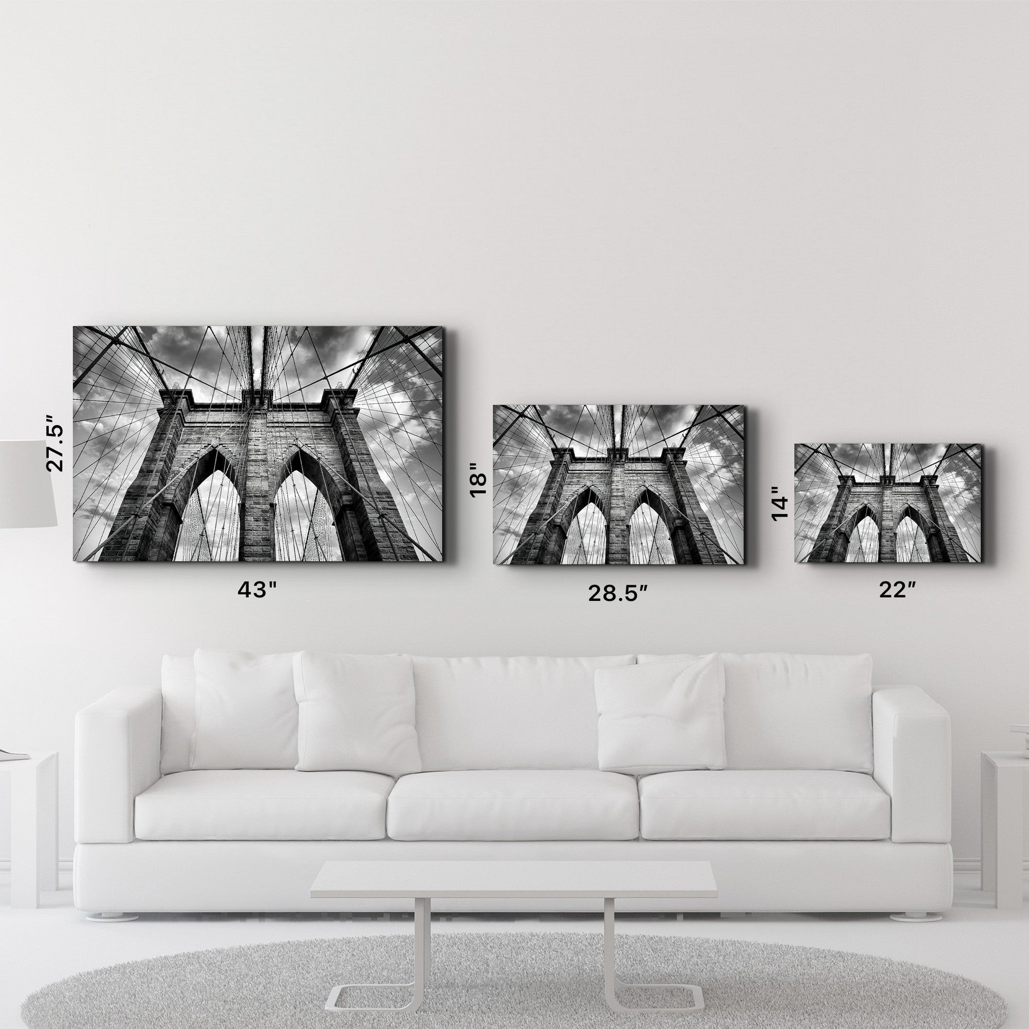 Quadro Decorativo em Vidro Temperado CAM-5051, 35 x 55 cm, Multicolor, Impressão UV, 4 mm