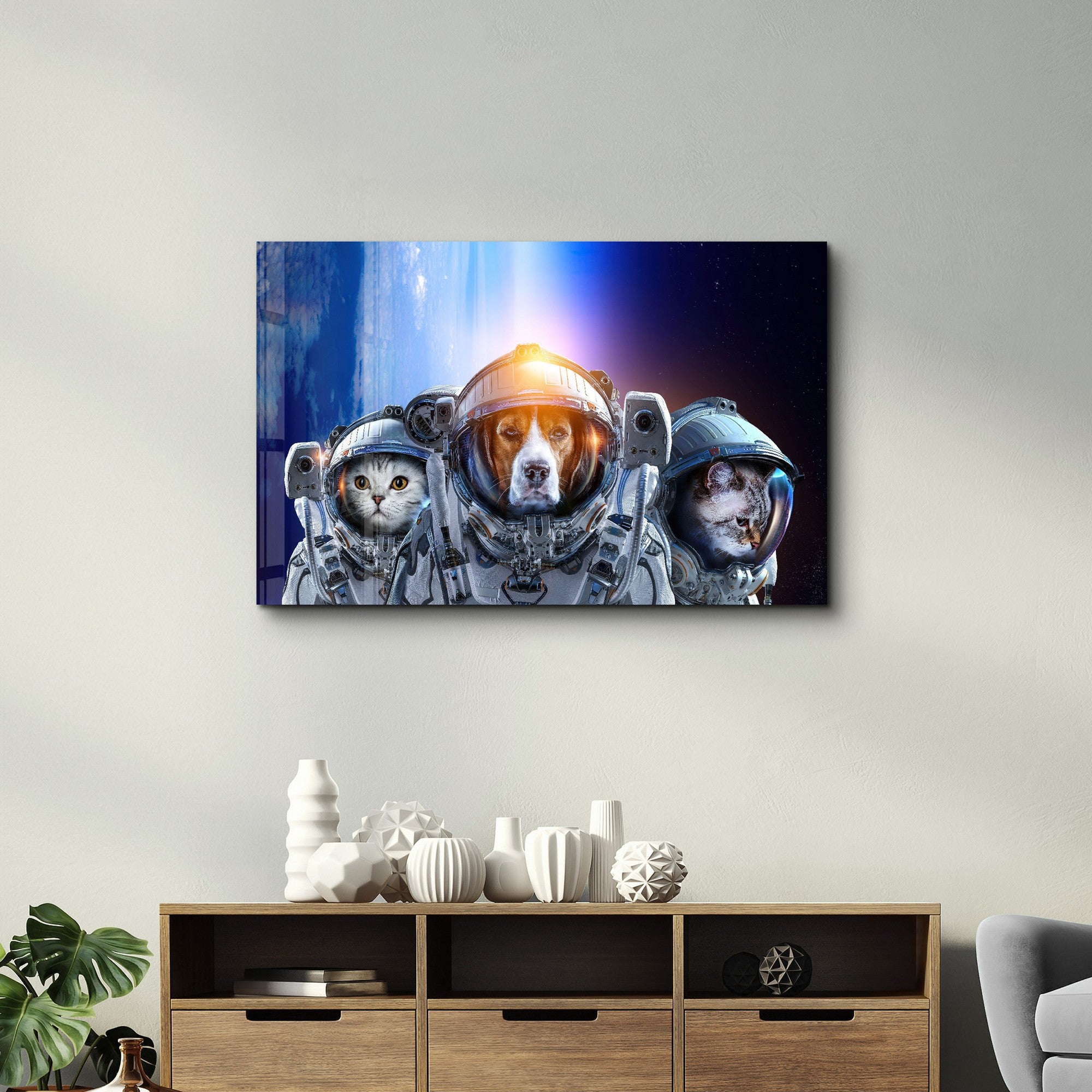 Quadro Decorativo em Vidro Temperado 35 x 55 cm (4 mm), Multicolor, Impressão UV – CAM-5057