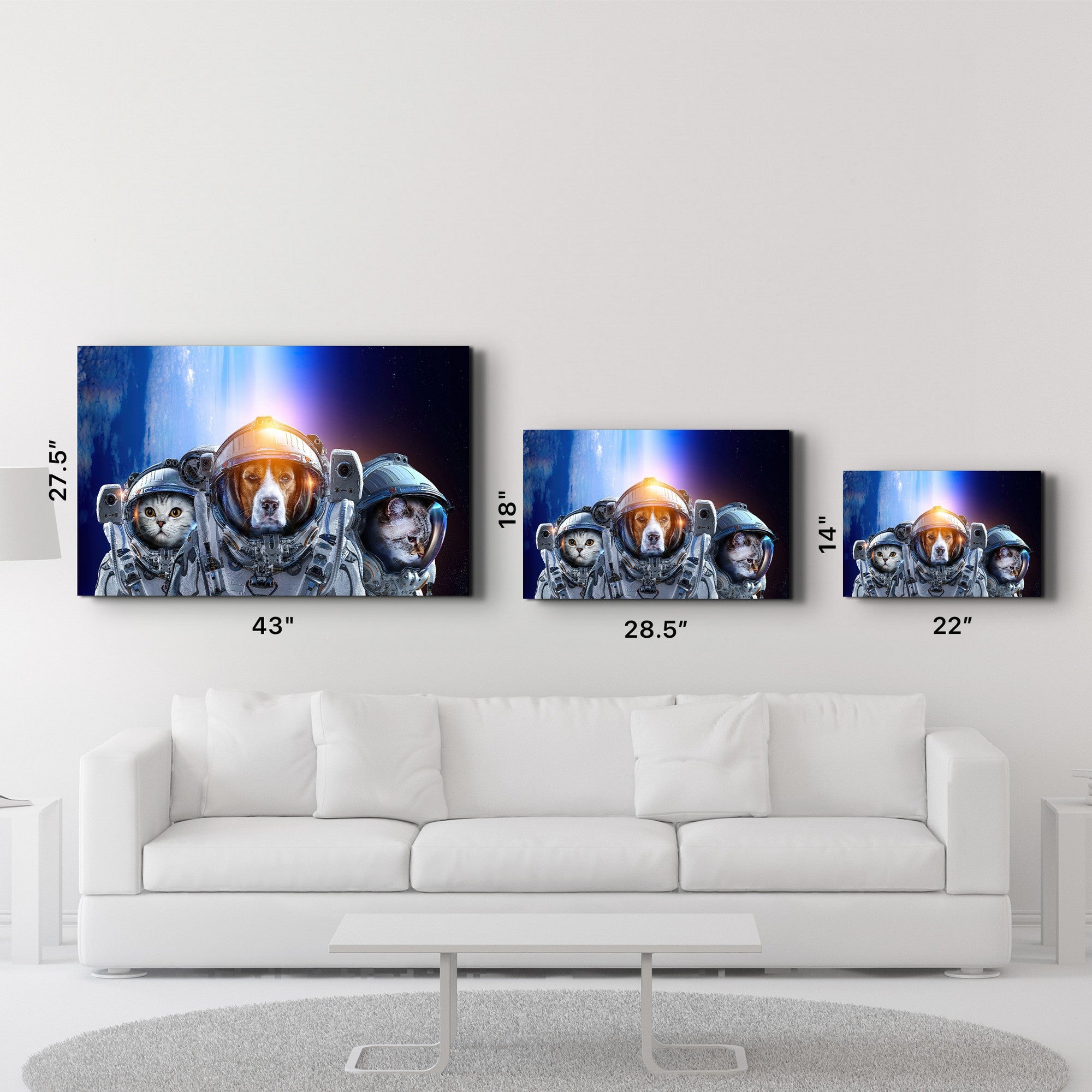 Quadro Decorativo em Vidro Temperado 35 x 55 cm (4 mm), Multicolor, Impressão UV – CAM-5057