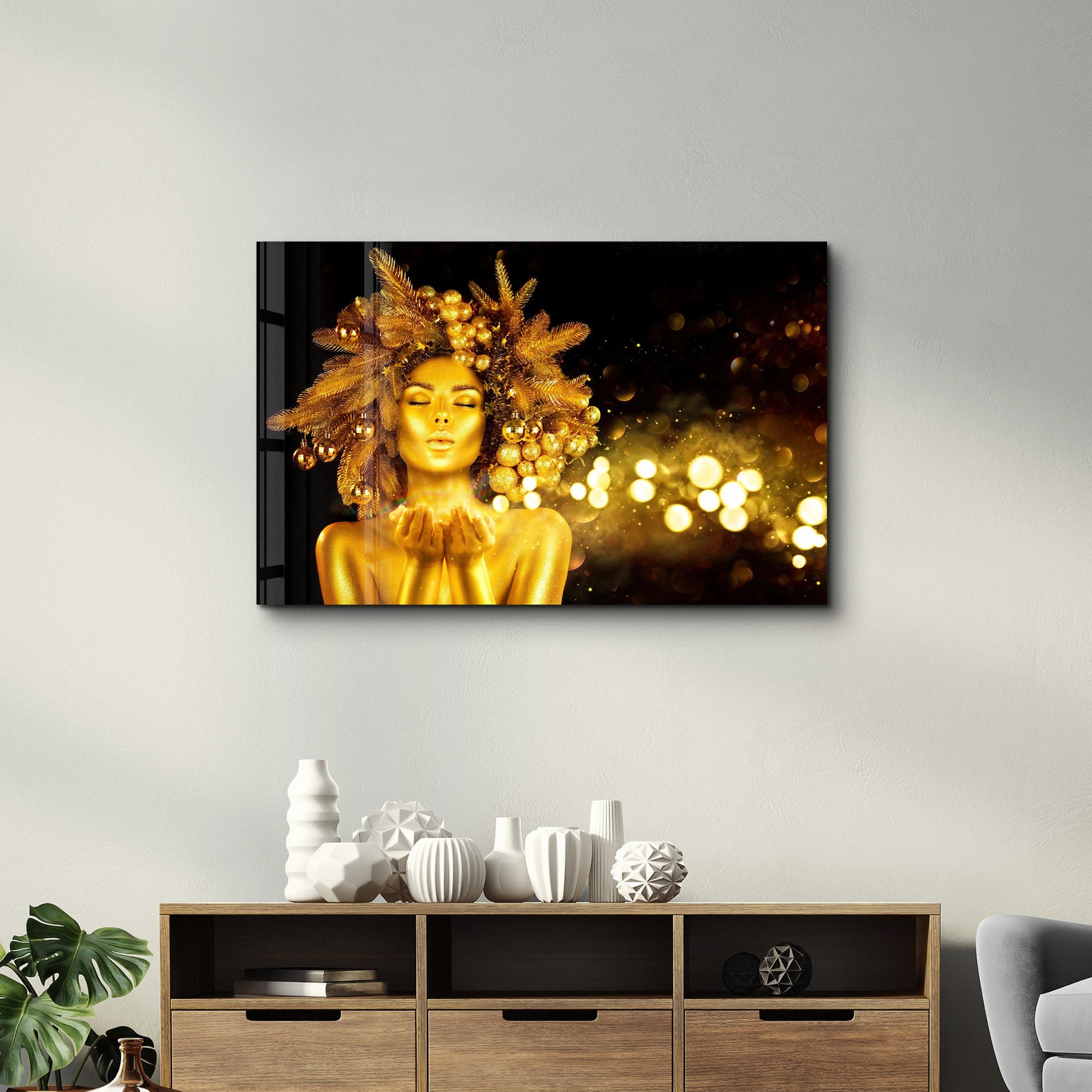 Quadro Decorativo em Vidro Temperado 35 x 55 cm (4 mm), Impressão UV – Multicolor | CAM-5061