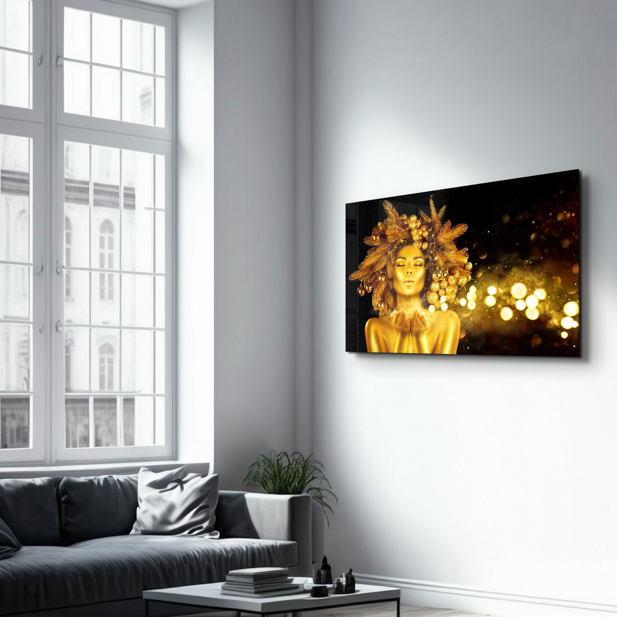 Quadro Decorativo em Vidro Temperado 35 x 55 cm (4 mm), Impressão UV – Multicolor | CAM-5061