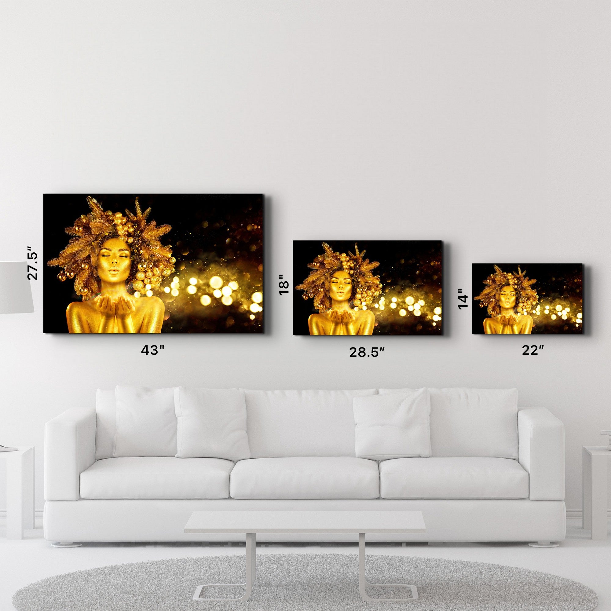 Quadro Decorativo em Vidro Temperado 35 x 55 cm (4 mm), Impressão UV – Multicolor | CAM-5061