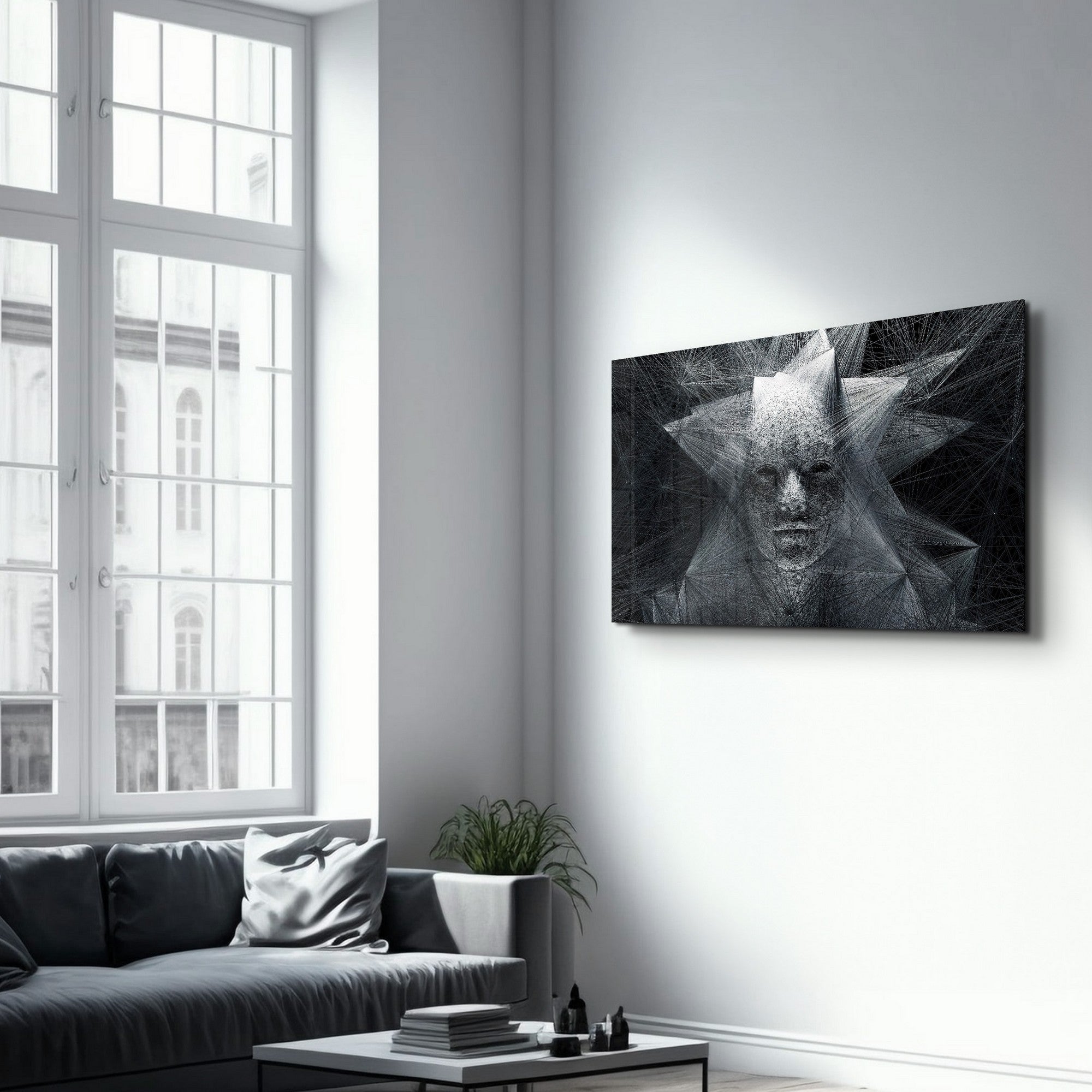 Arte Decorativa em Vidro Temperado Multicolor 35x55cm - Impressão UV de Alta Qualidade