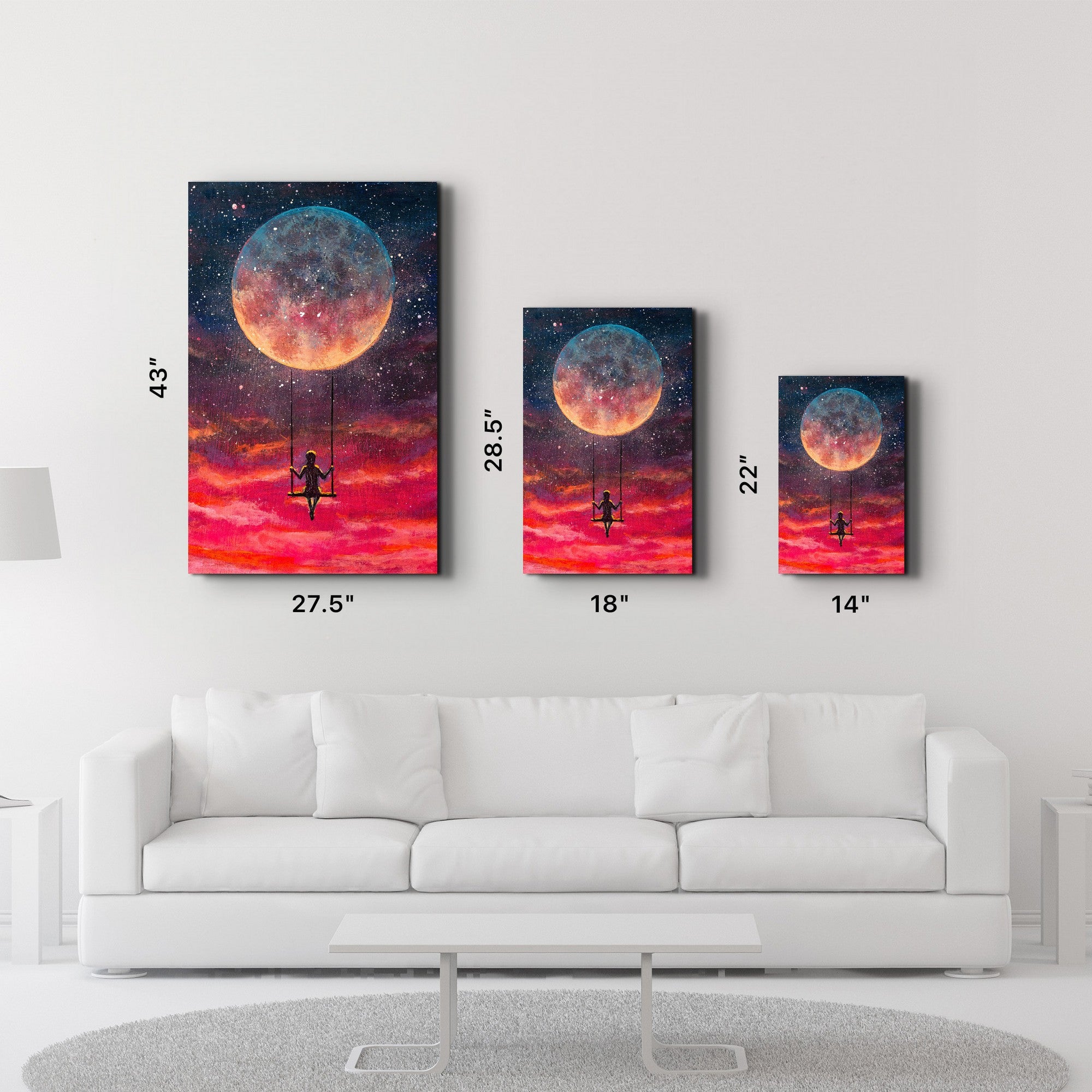 Arte Decorativa em Vidro Temperado Multicolor 70x110cm - Impressão UV de Alta Qualidade