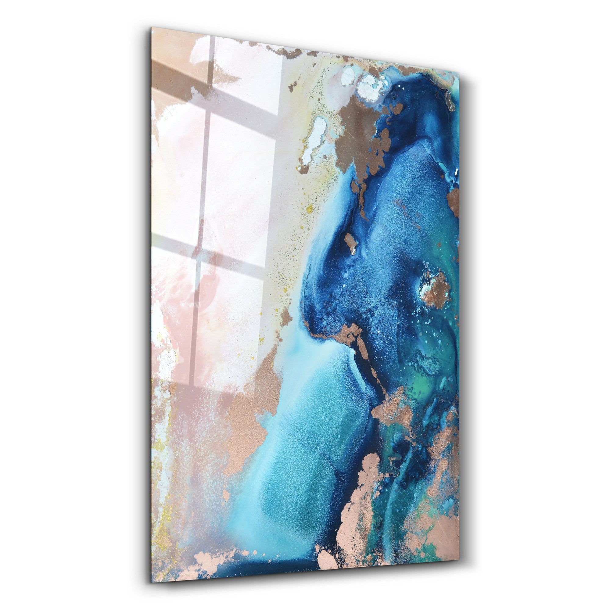 Arte Decorativa em Vidro Temperado Multicolor 35x55cm - Impressão UV de Alta Qualidade