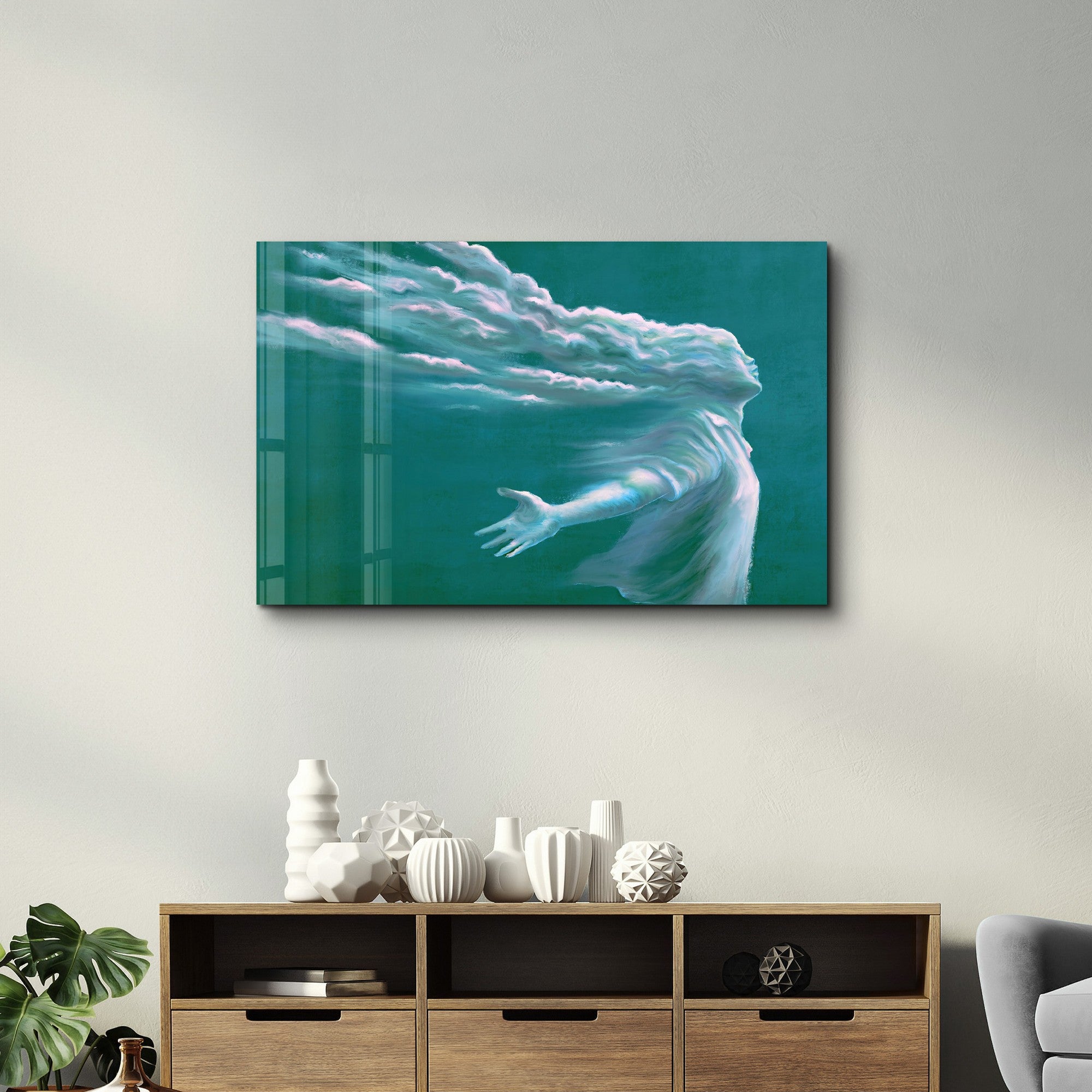 Quadro Decorativo em Vidro Temperado 35x55 cm (4 mm) Multicolor CAM-5089 – Impressão UV