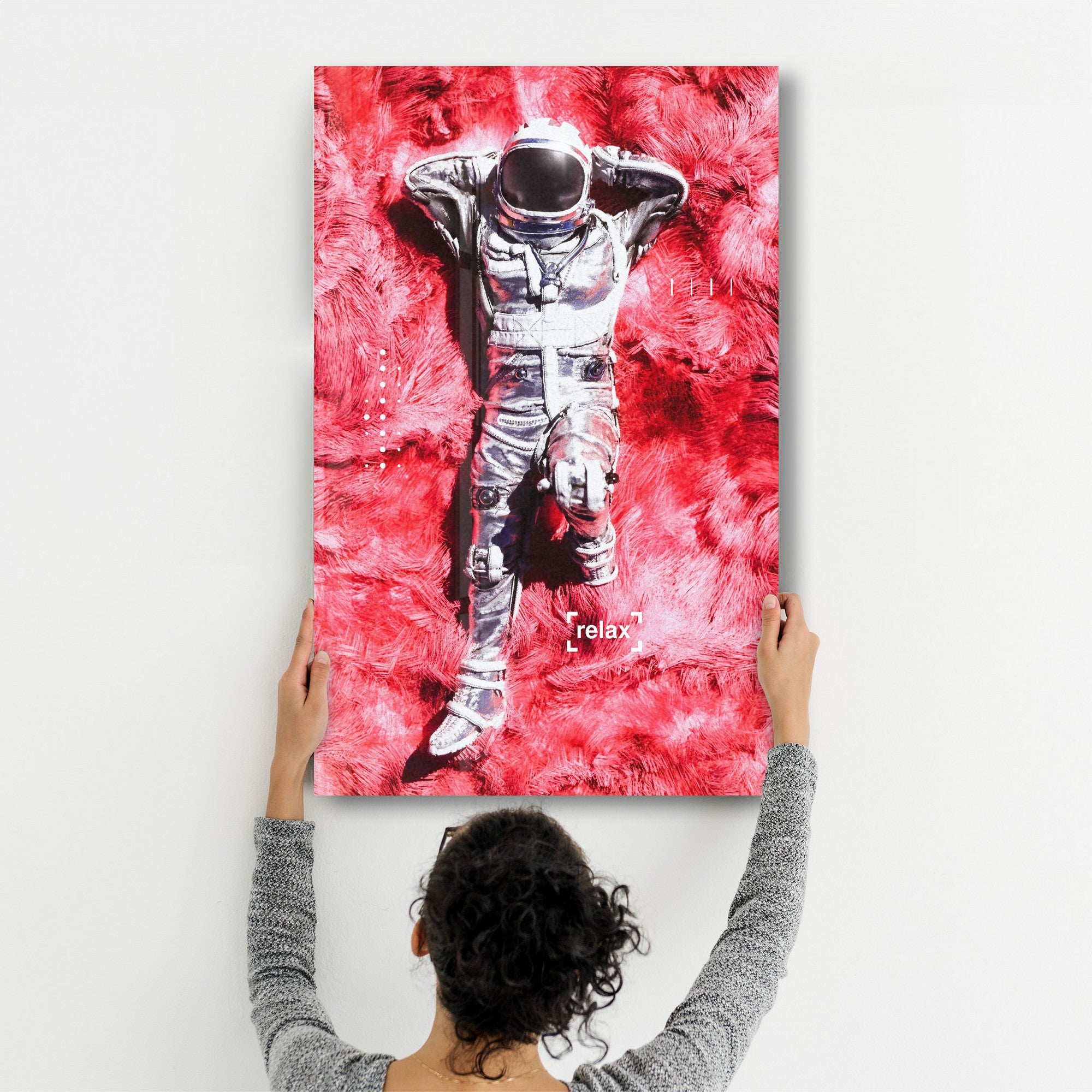 Arte Decorativa em Vidro Temperado Multicolor 35x55cm - Impressão UV de Alta Qualidade