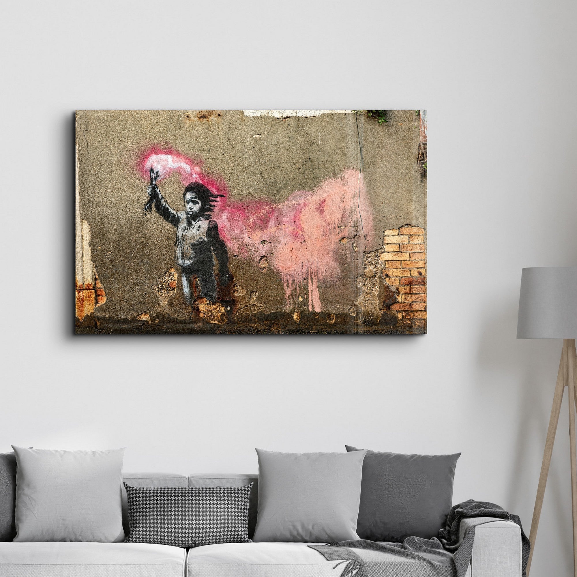 Arte Decorativa em Vidro Temperado Multicolor 35x55cm - Impressão UV de Alta Qualidade