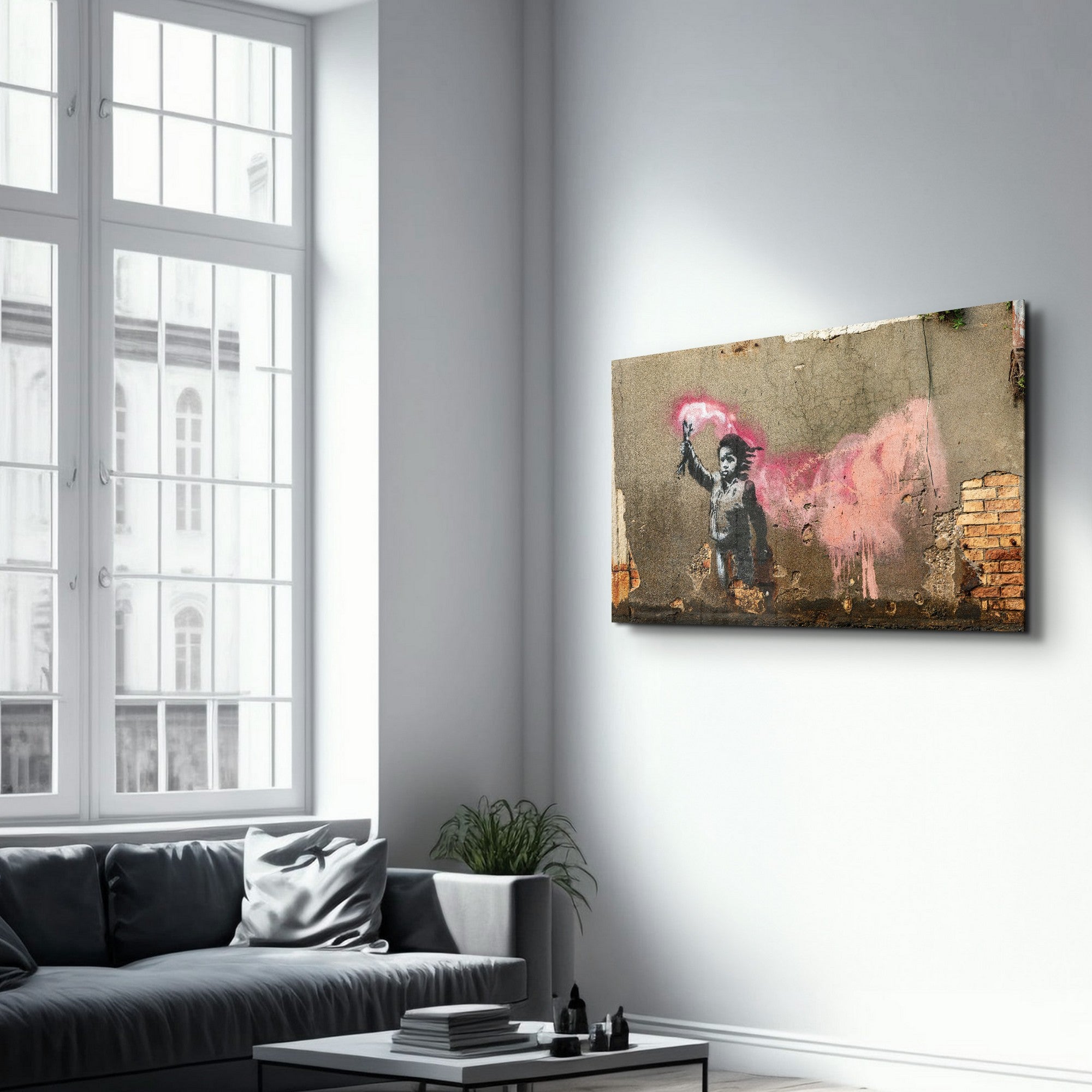 Arte Decorativa em Vidro Temperado Multicolor 35x55cm - Impressão UV de Alta Qualidade