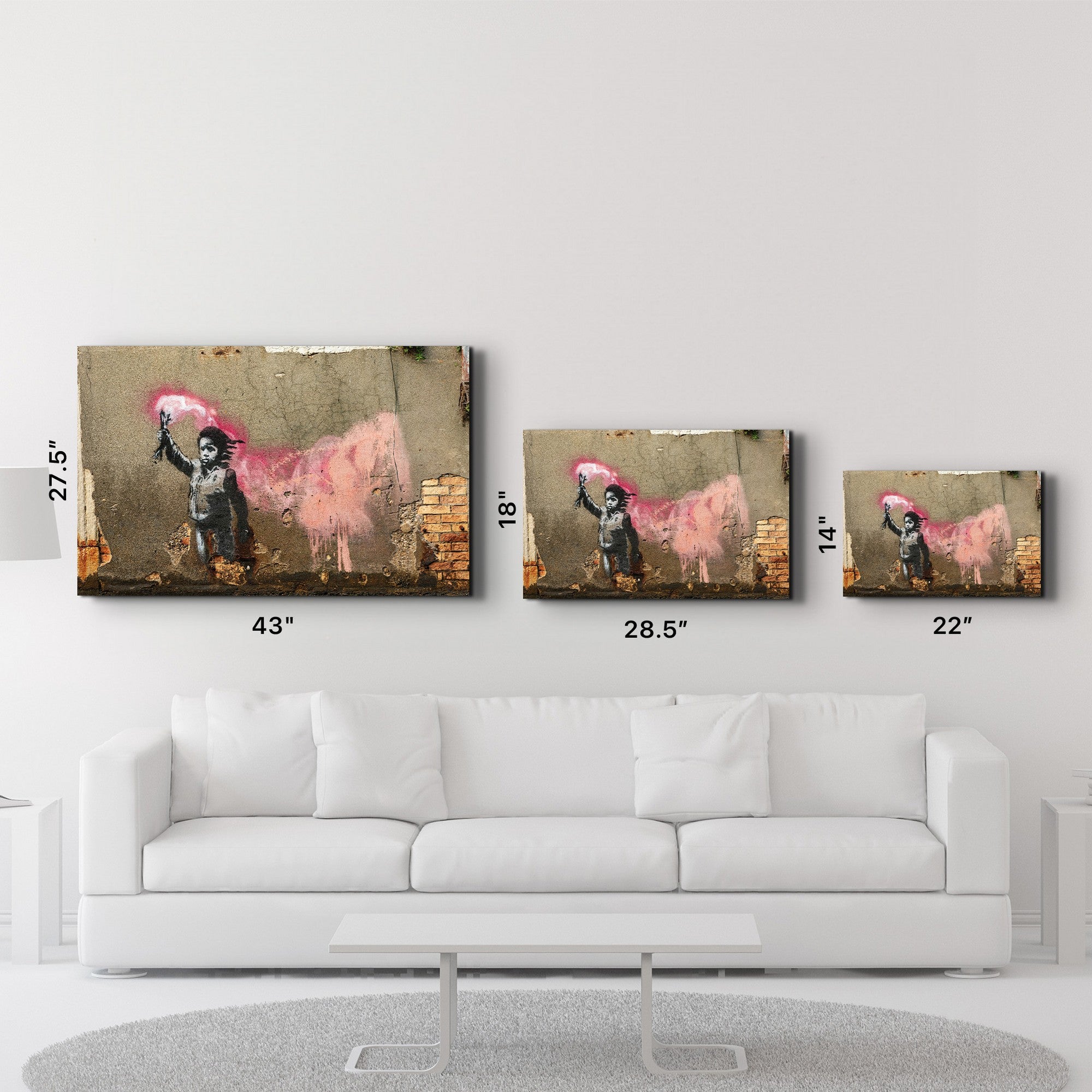 Arte Decorativa em Vidro Temperado Multicolor 35x55cm - Impressão UV de Alta Qualidade