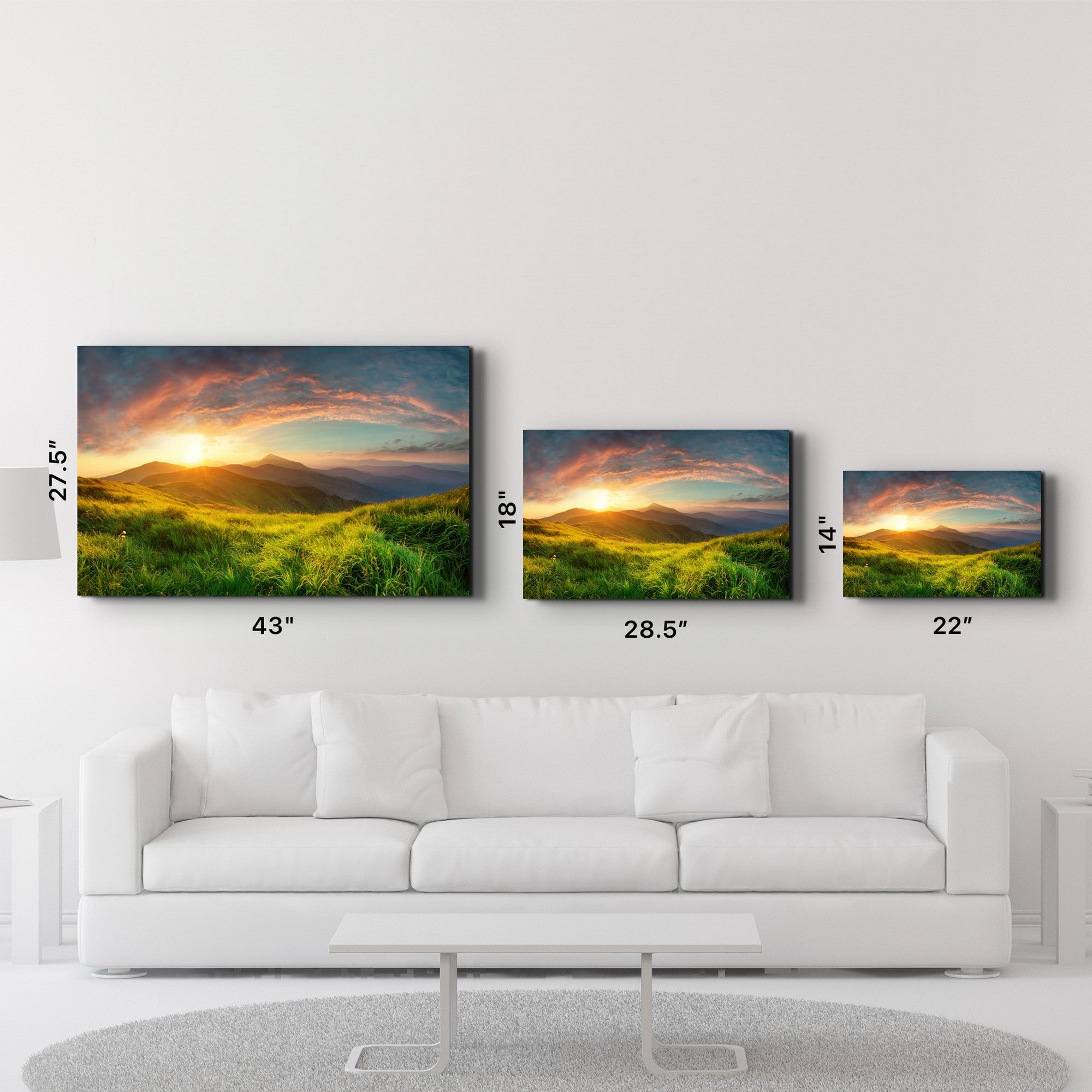 Arte Decorativa em Vidro Temperado Multicolor 35x55cm - Impressão UV de Alta Qualidade