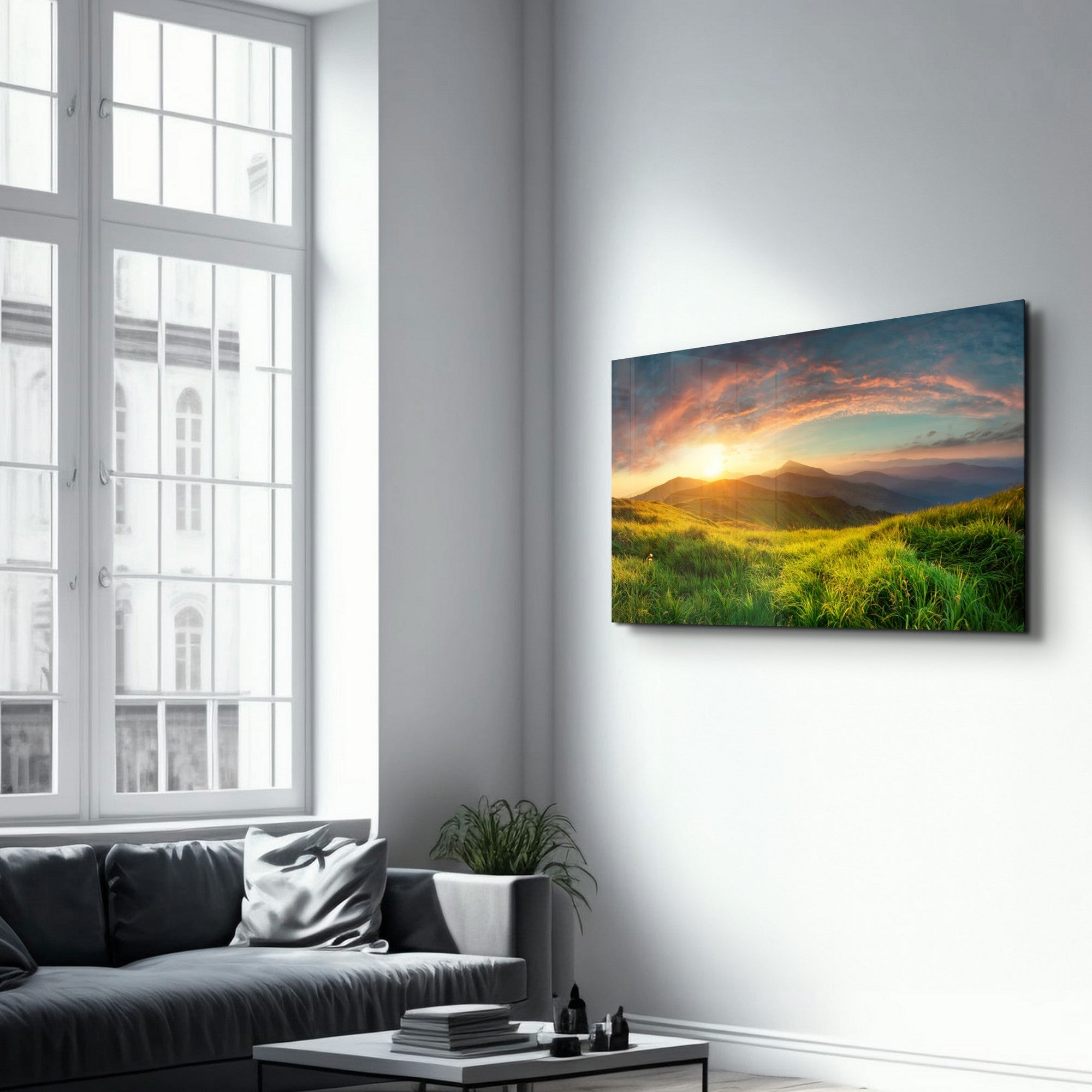 Arte em Vidro Temperado Multicolor 70x110cm - Pintura Decorativa UV de Alta Qualidade