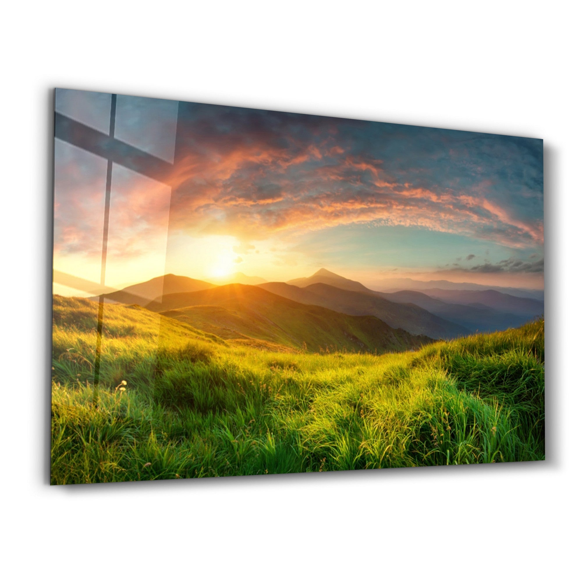 Arte em Vidro Temperado Multicolor 70x110cm - Pintura Decorativa UV de Alta Qualidade