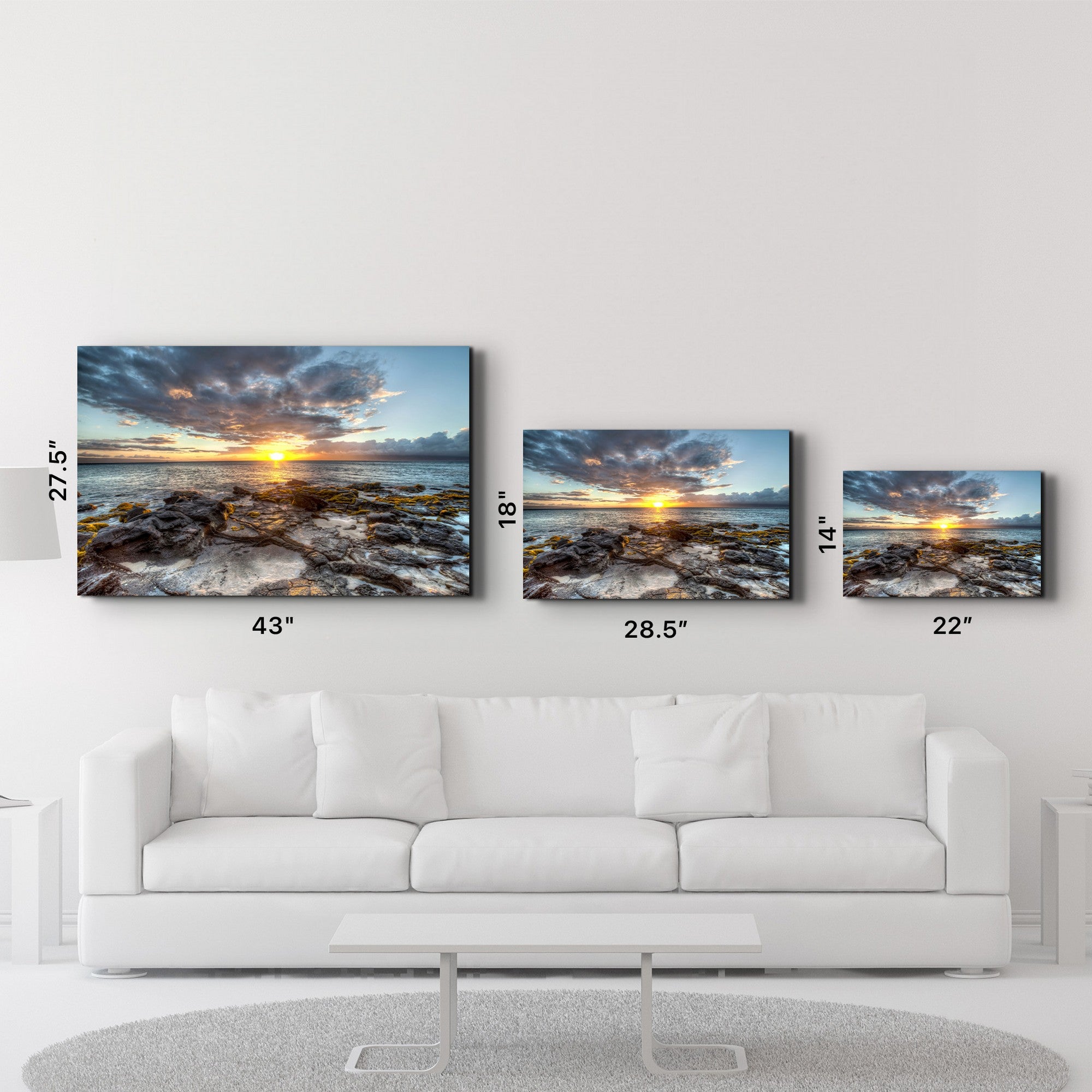 Arte Decorativa em Vidro Temperado Multicolor 35x55cm - Impressão UV de Alta Qualidade