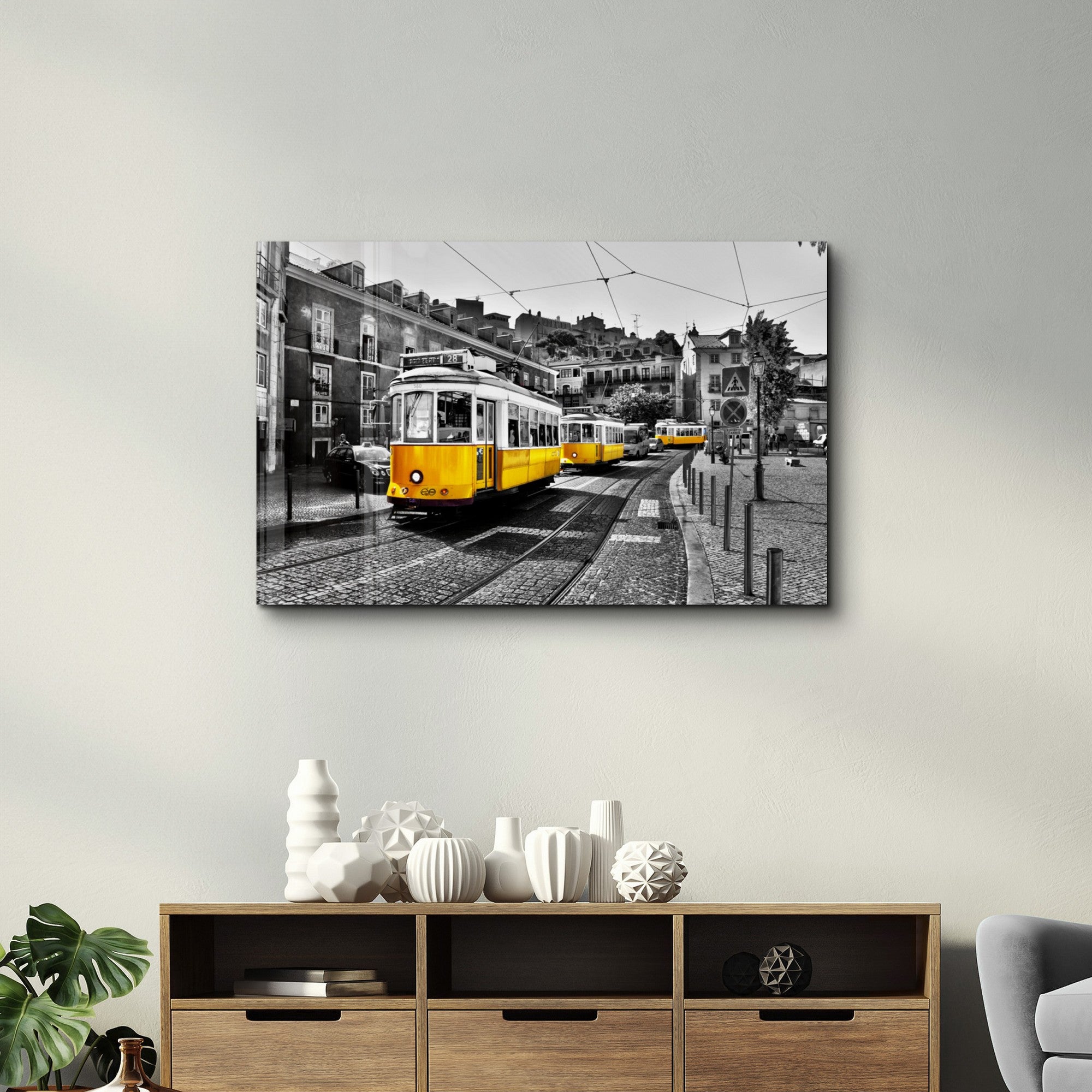 Arte Decorativa em Vidro Temperado Multicolor 35x55cm - Impressão UV de Alta Qualidade