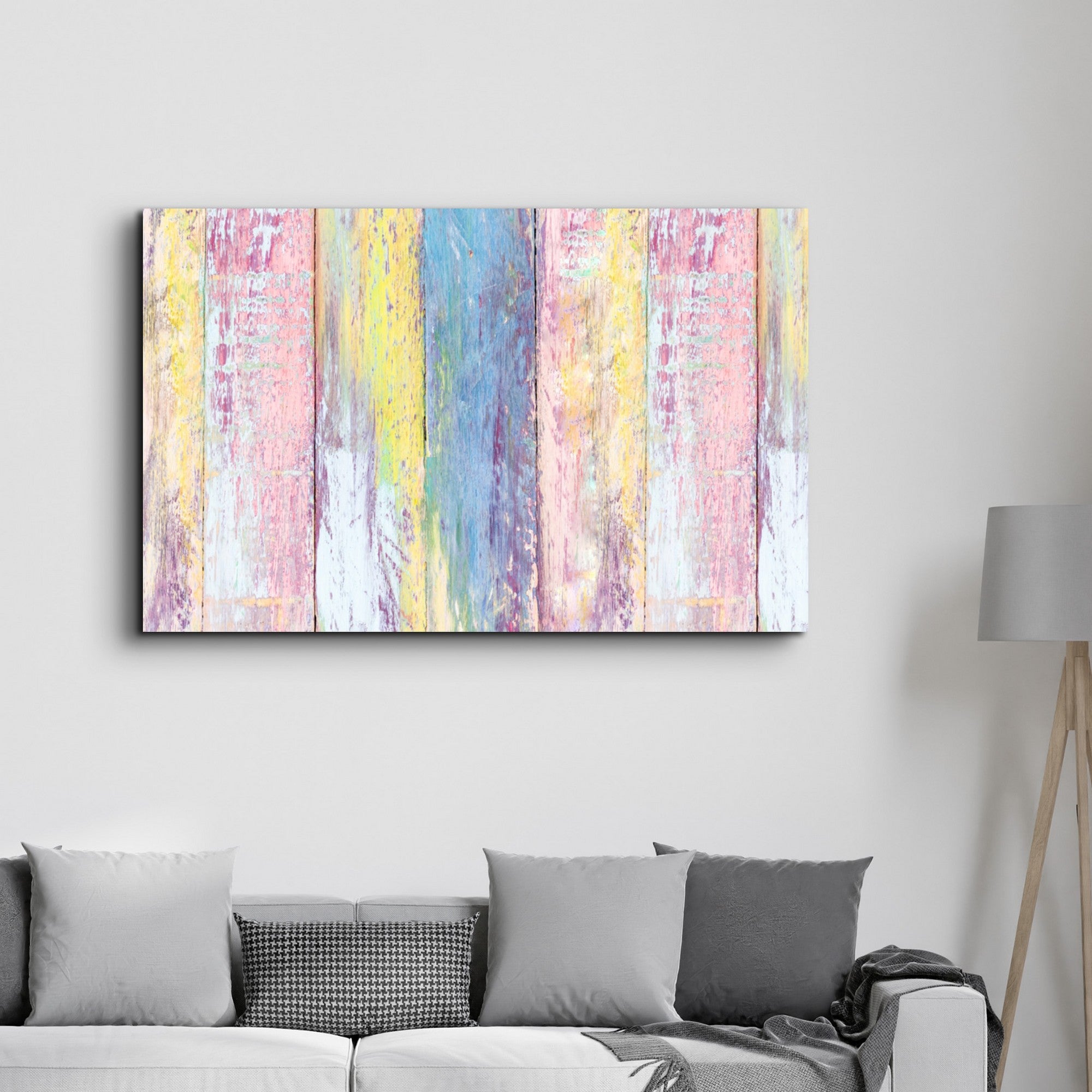 Arte Decorativa em Vidro Temperado Multicolor 35x55cm - Impressão UV de Alta Qualidade