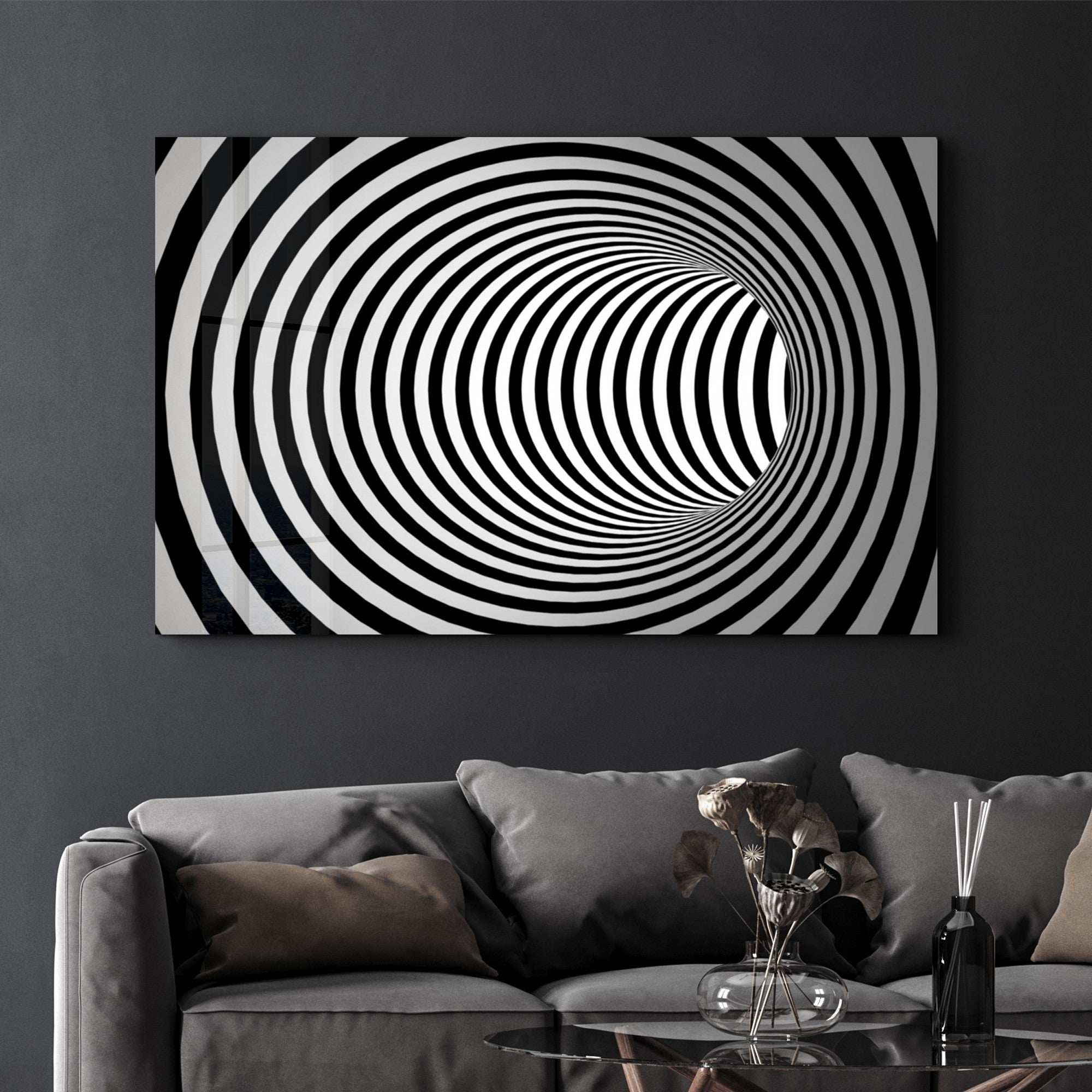 Quadro Decorativo em Vidro Temperado 35 x 55 cm Multicolor (4 mm) - OGLS-1022 | Impressão UV