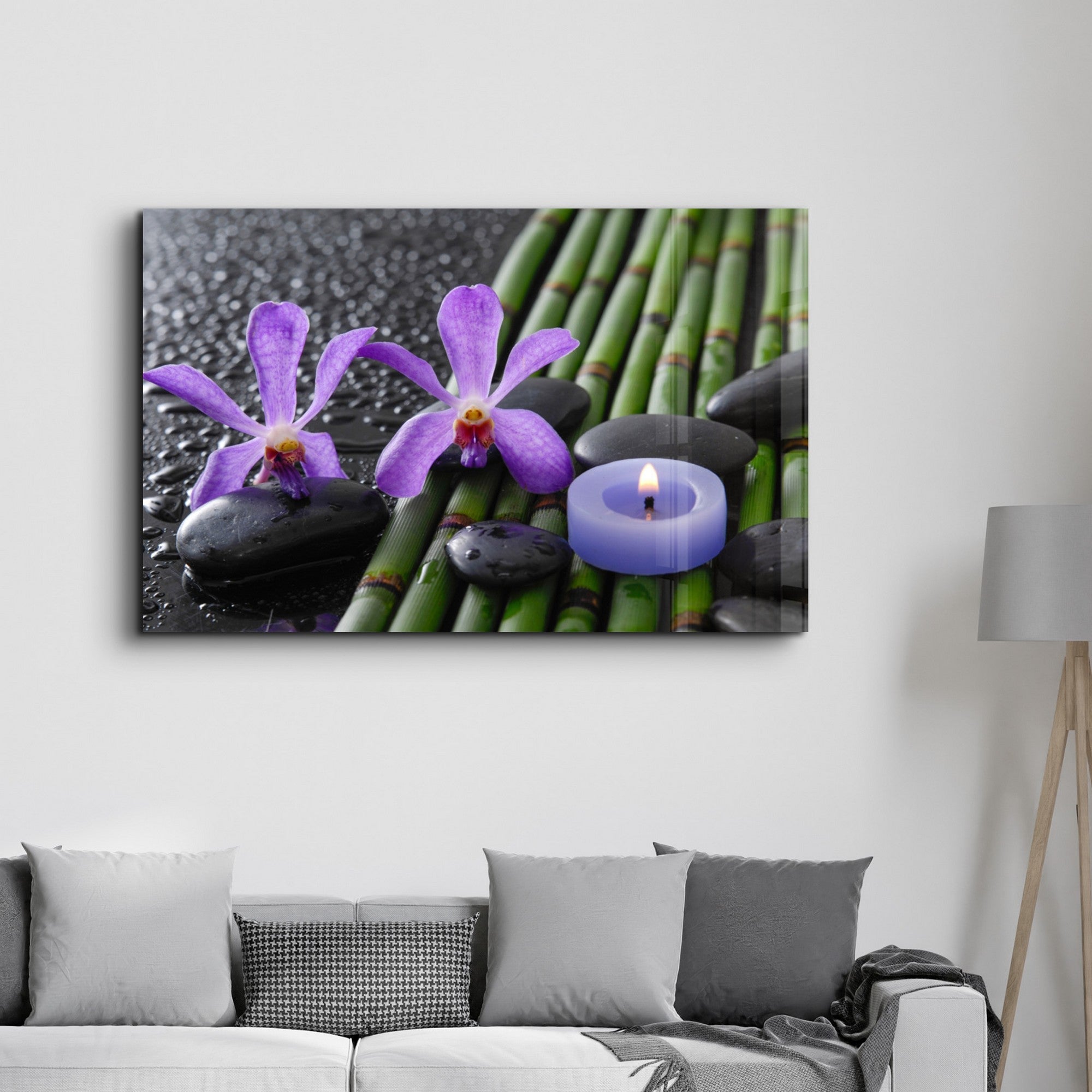 Arte em Vidro Temperado Multicolor 35x55cm - Pintura Decorativa UV de Alta Qualidade