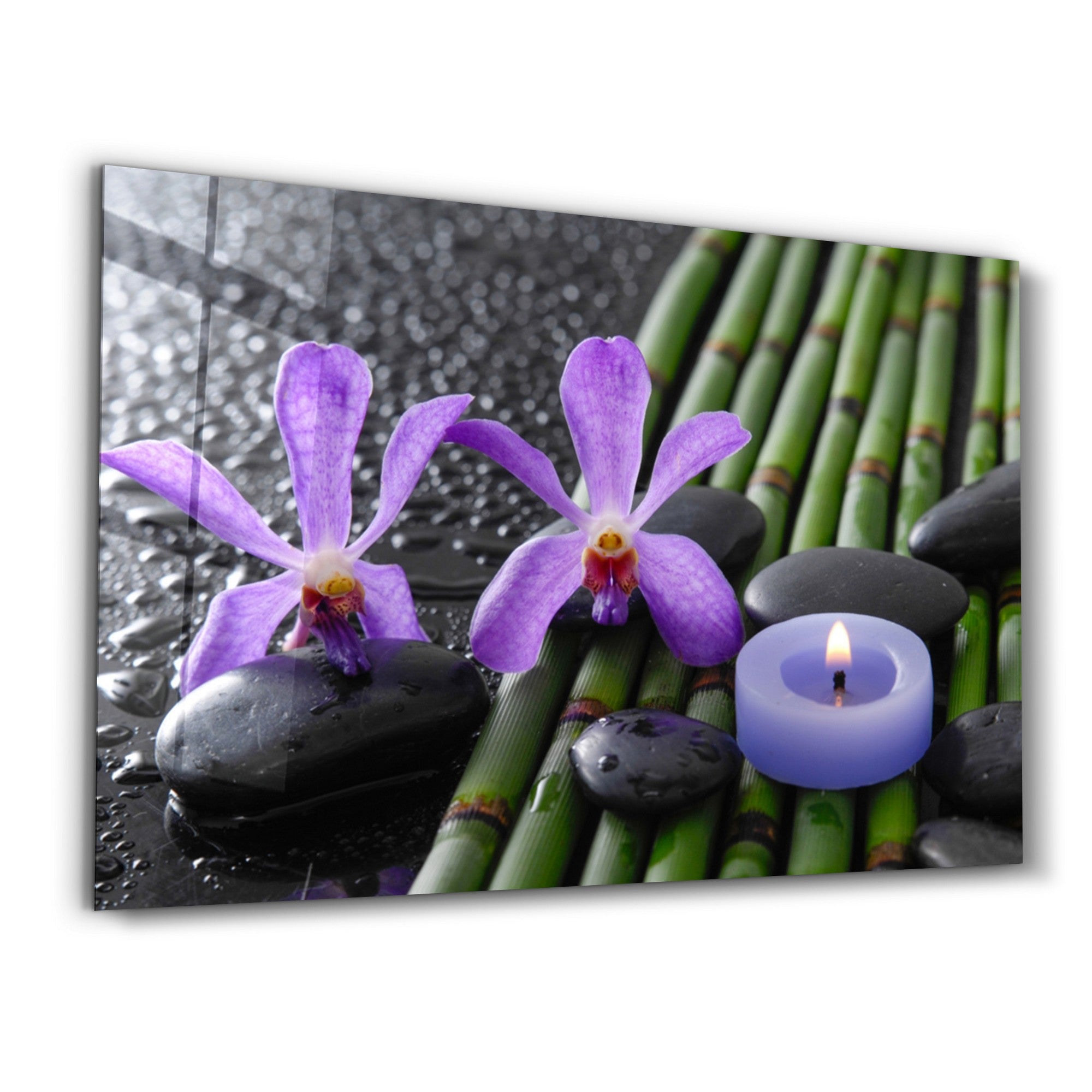 Arte em Vidro Temperado Multicolor 35x55cm - Pintura Decorativa UV de Alta Qualidade