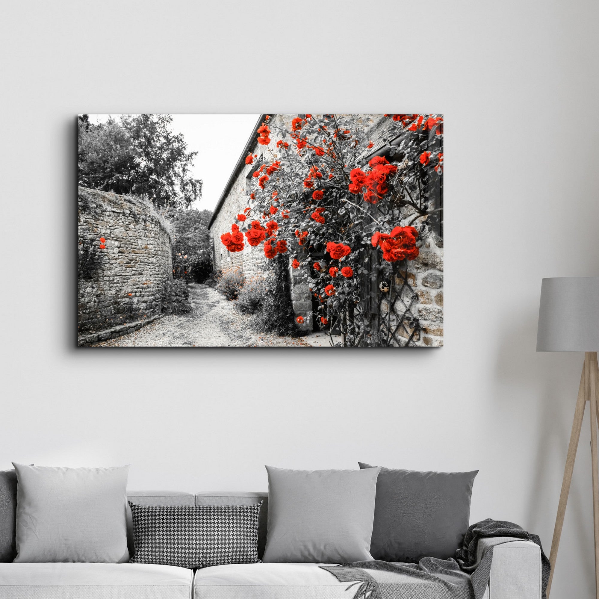 Arte Decorativa em Vidro Temperado Multicolor 35x55cm - Impressão UV de Alta Qualidade