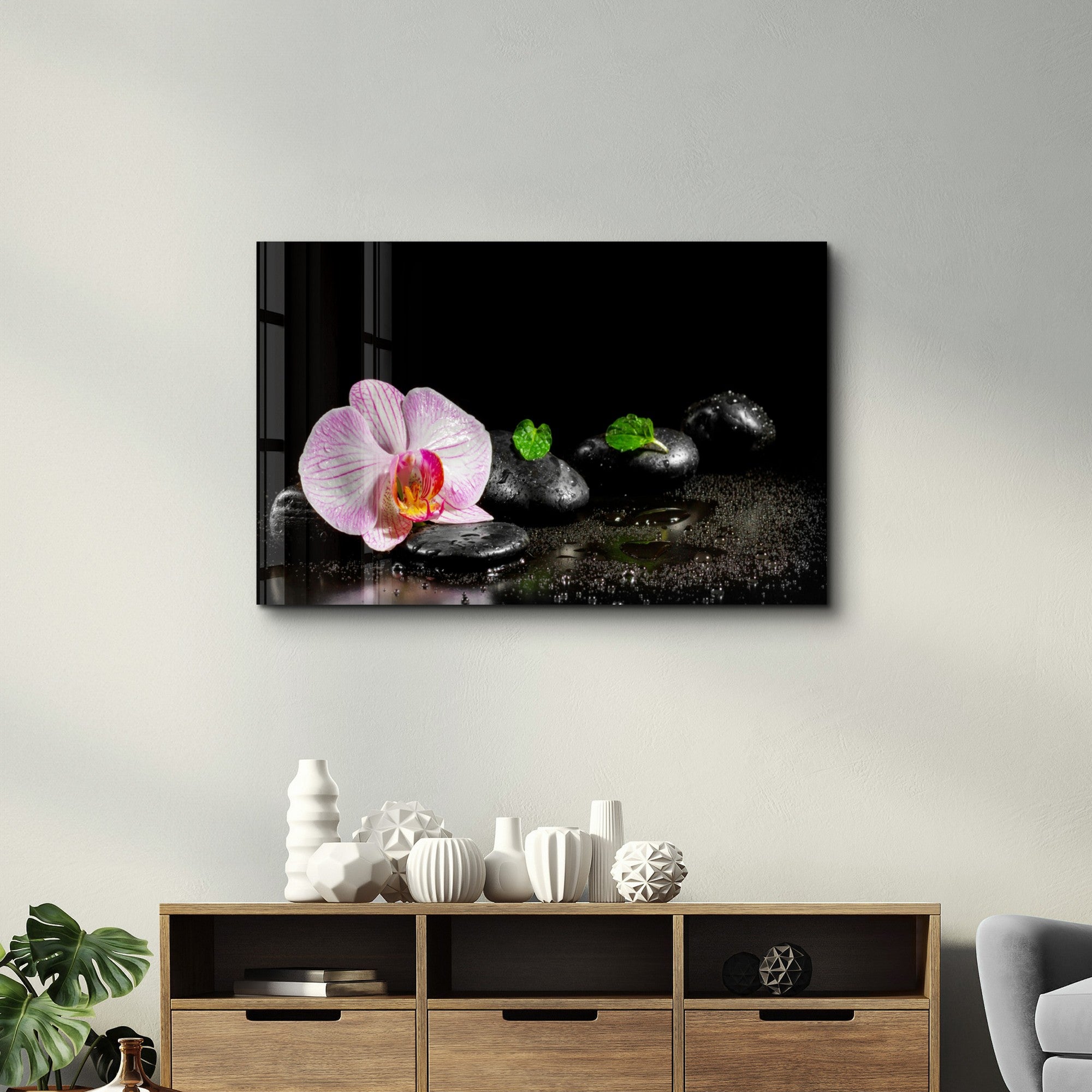 Arte Decorativa em Vidro Temperado Multicolor 70x110cm - Impressão UV de Alta Qualidade