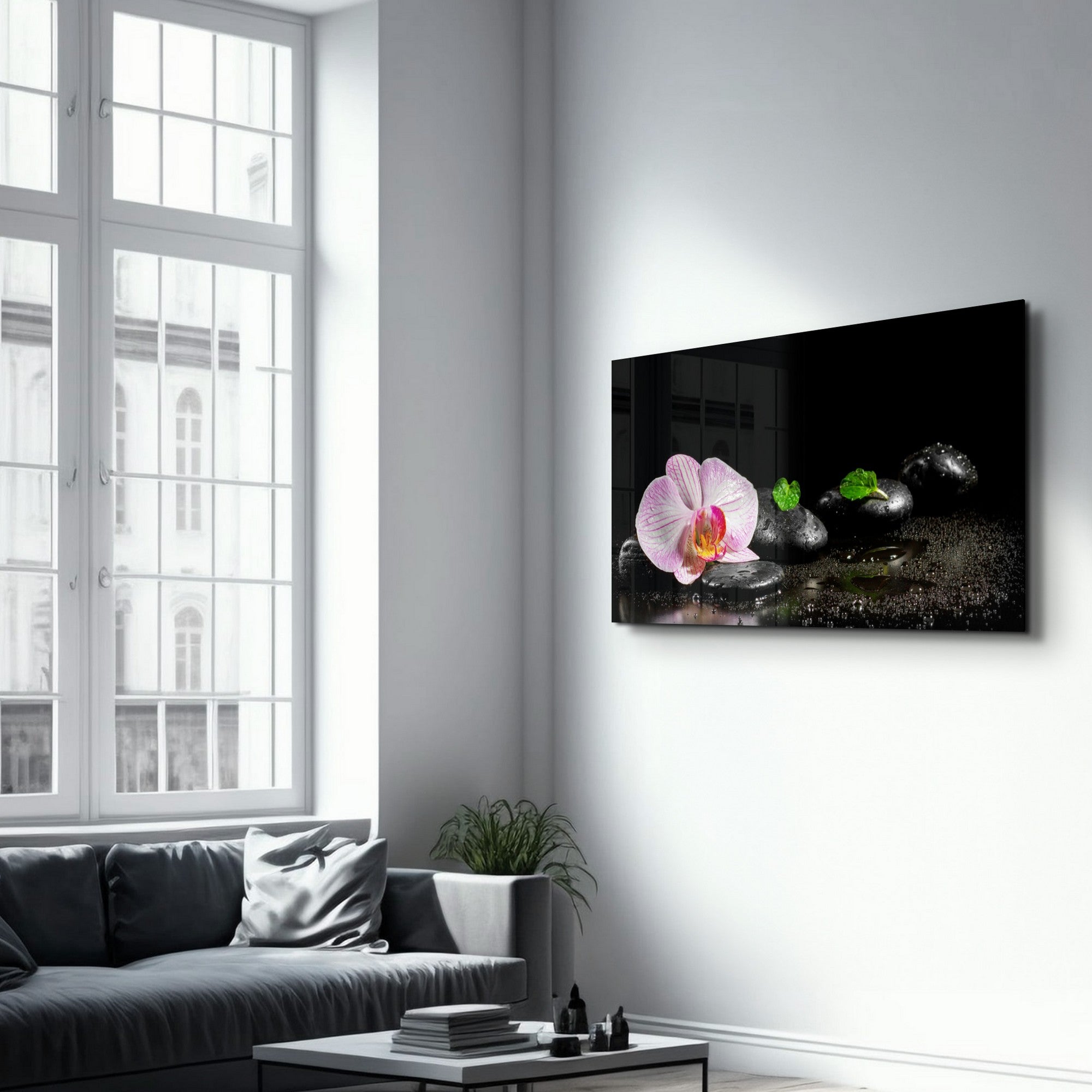 Arte Decorativa em Vidro Temperado Multicolor 70x110cm - Impressão UV de Alta Qualidade