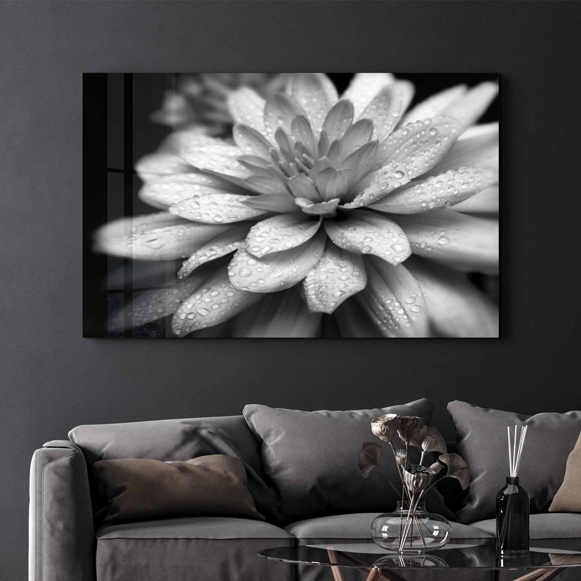 Arte Decorativa em Vidro Temperado Multicolor 35x55cm - Impressão UV de Alta Qualidade