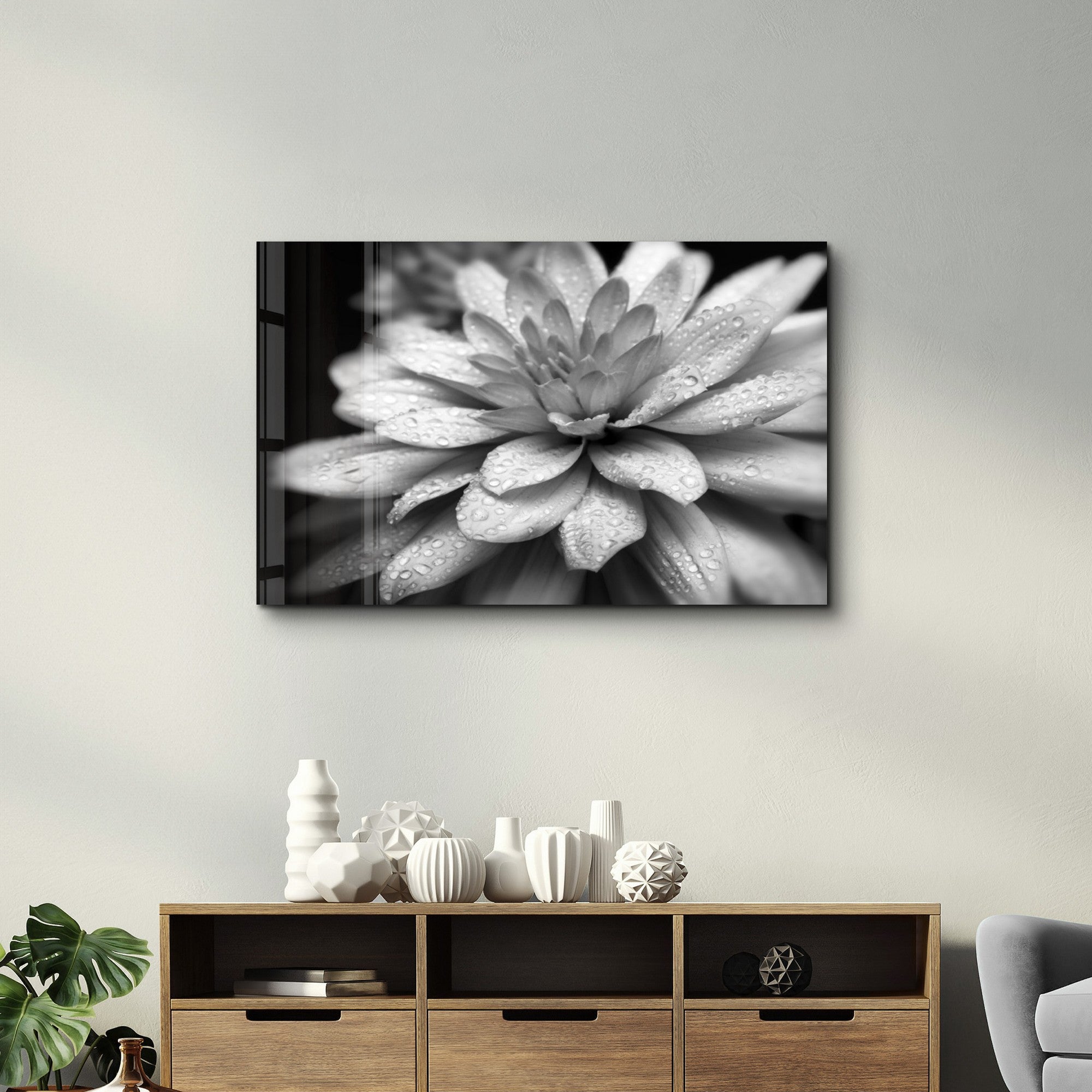 Arte Decorativa em Vidro Temperado Multicolor 35x55cm - Impressão UV de Alta Qualidade