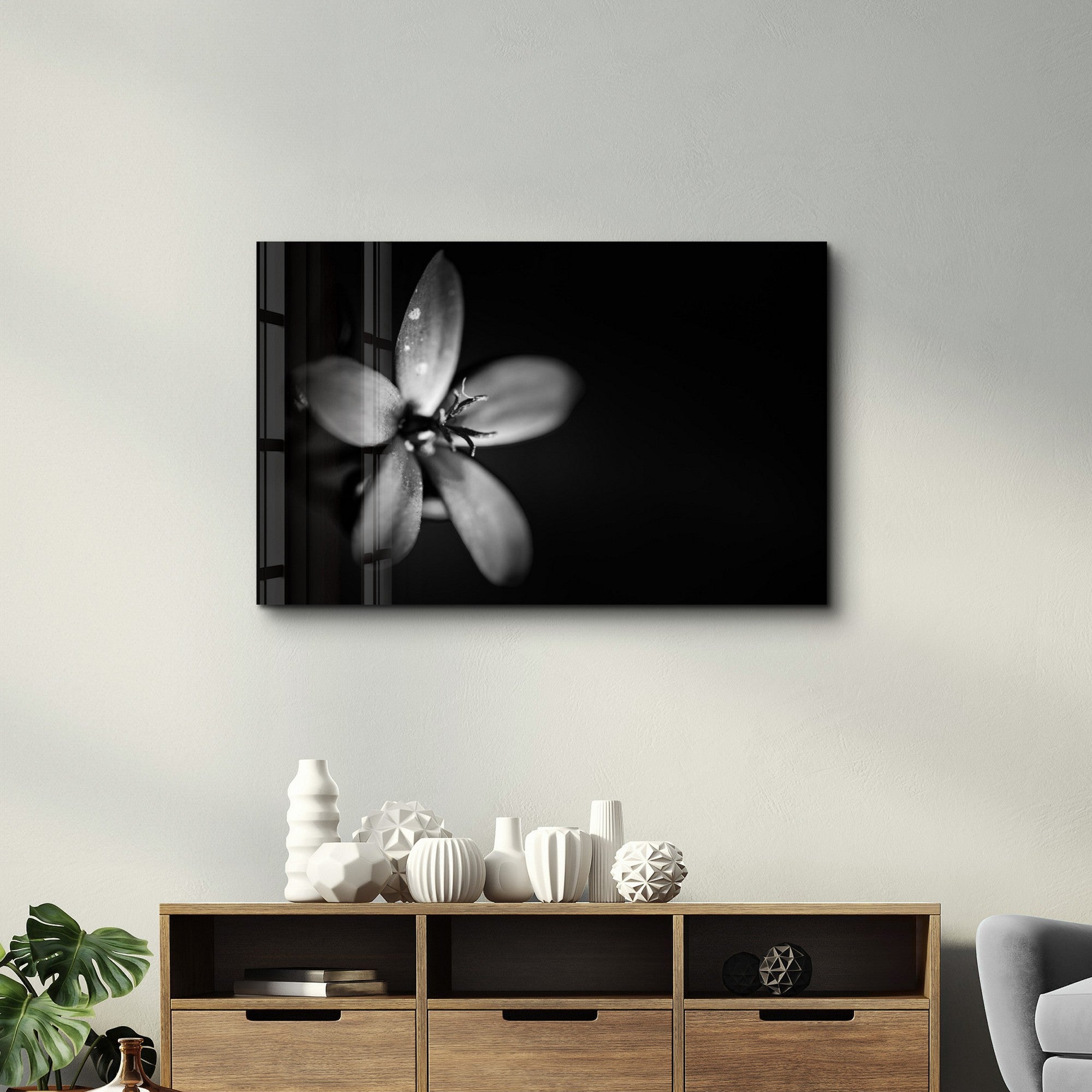 Arte Decorativa em Vidro Temperado Multicolor 35x55cm - Impressão UV de Alta Qualidade