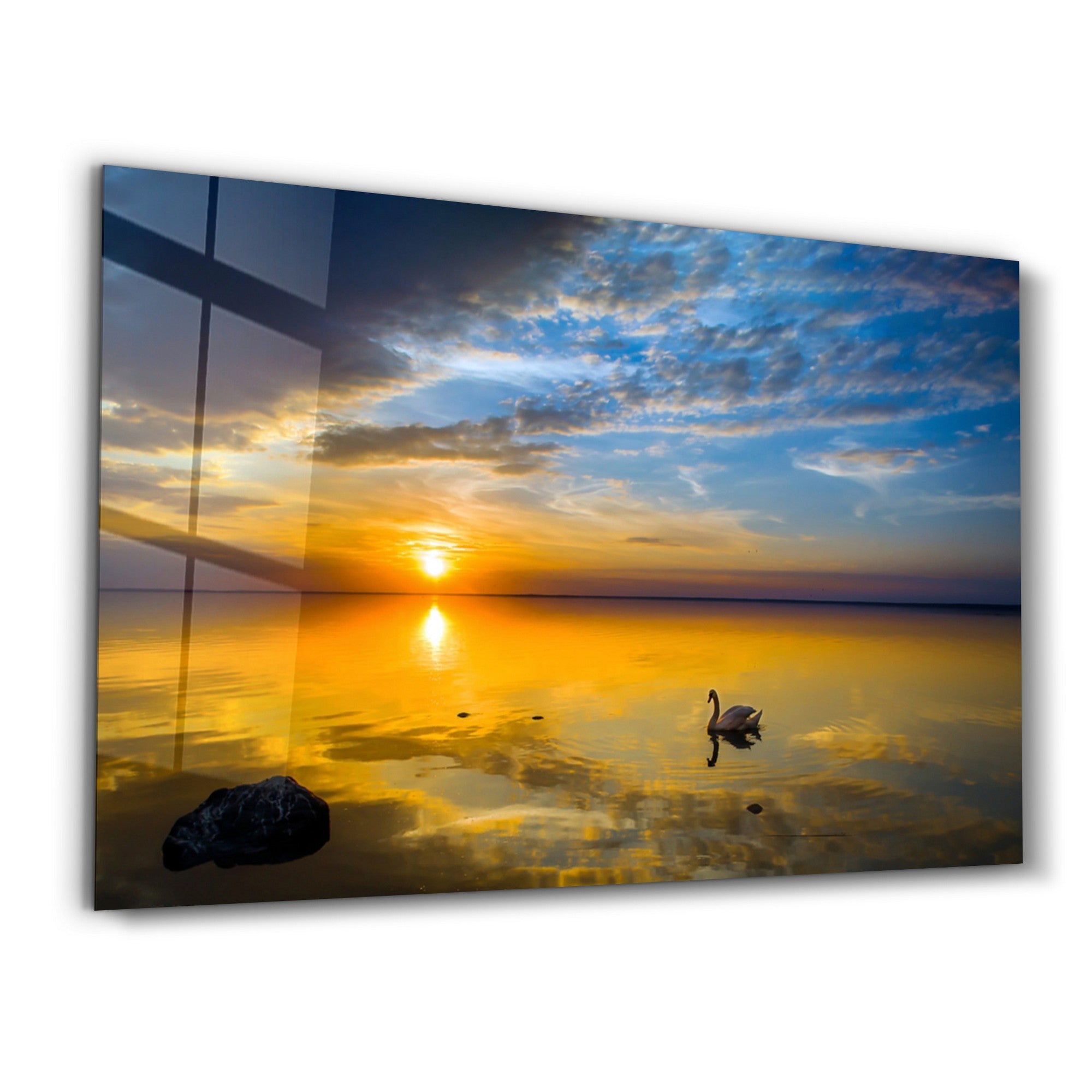 Arte em Vidro Temperado Multicolor 70x110cm - Pintura Decorativa UV de Alta Qualidade