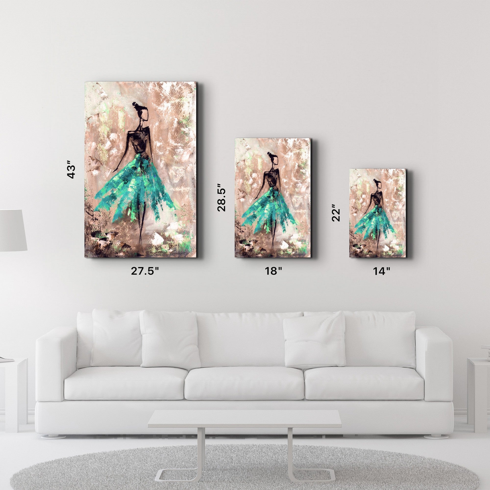 Arte Decorativa em Vidro Temperado Multicolor 46x72cm - Impressão UV de Alta Qualidade