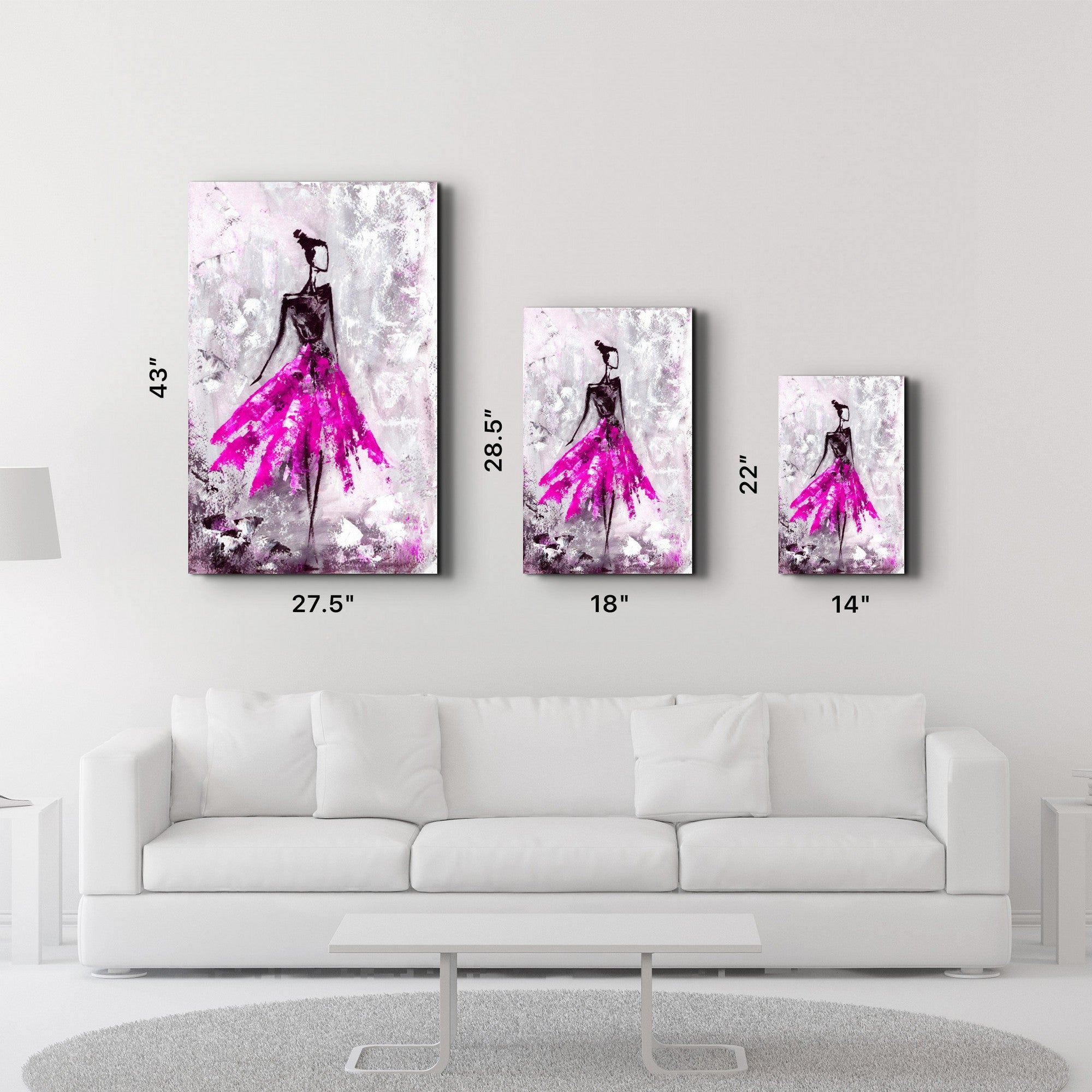 Arte Decorativa em Vidro Temperado Multicolor 35x55cm - Impressão UV de Alta Qualidade