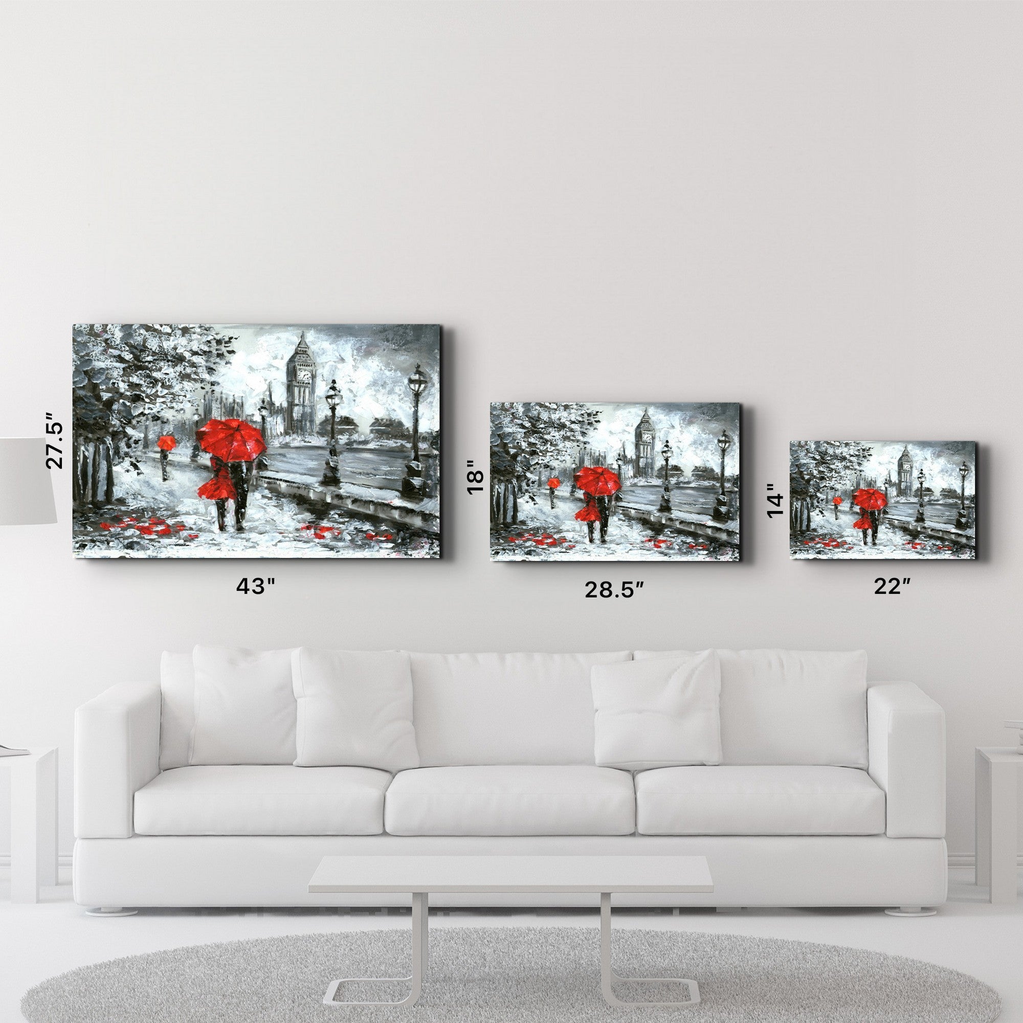 Quadro Decorativo em Vidro Temperado OGLS-1073, 35x55 cm, Multicolor, Impressão UV, 4 mm