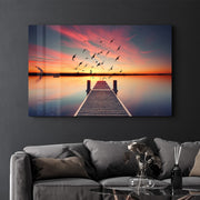 Arte em Vidro Temperado Multicolor 70x110cm - Pintura Decorativa UV Resistente