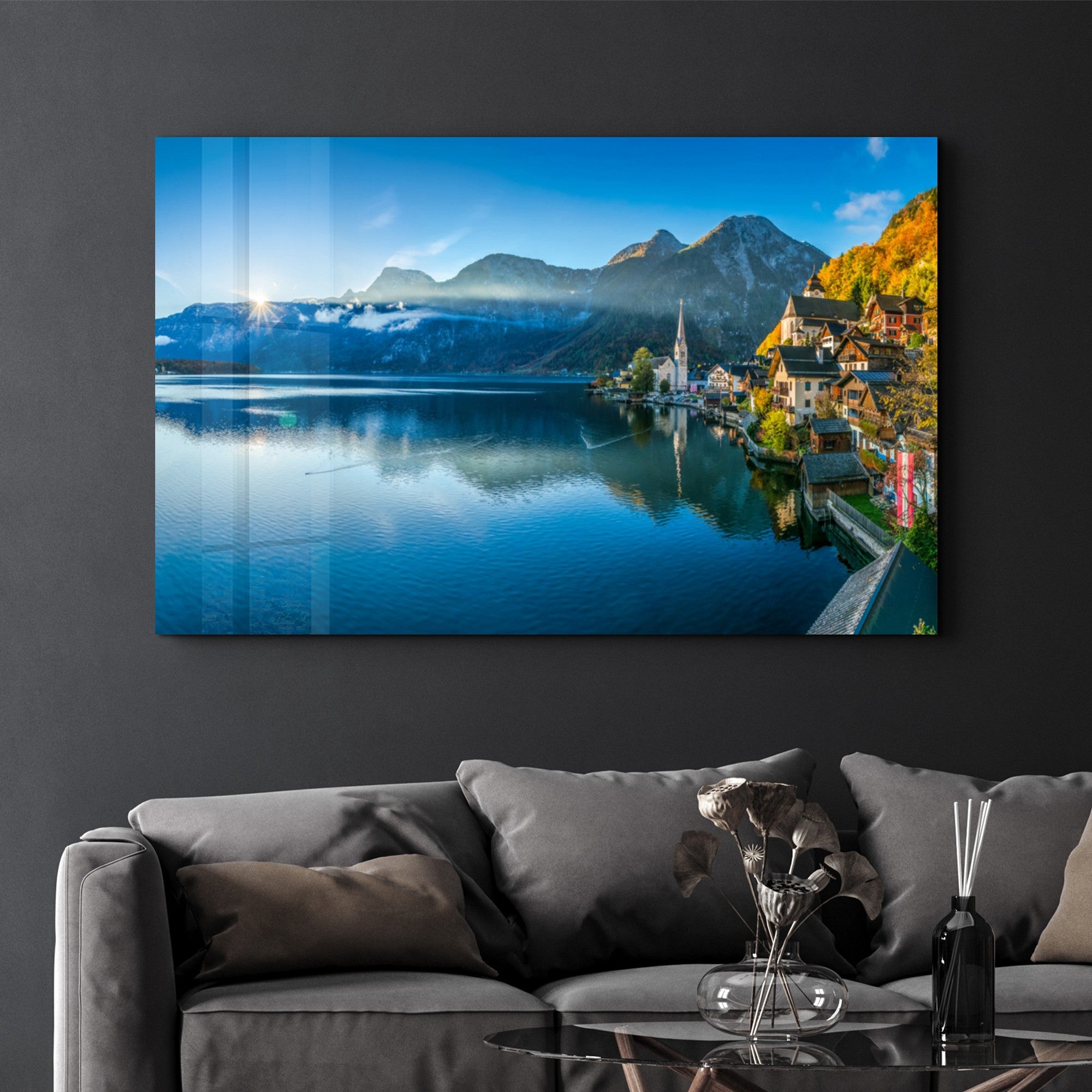 Arte em Vidro Temperado Multicolor 70x110cm - Pintura Decorativa UV de Alta Qualidade