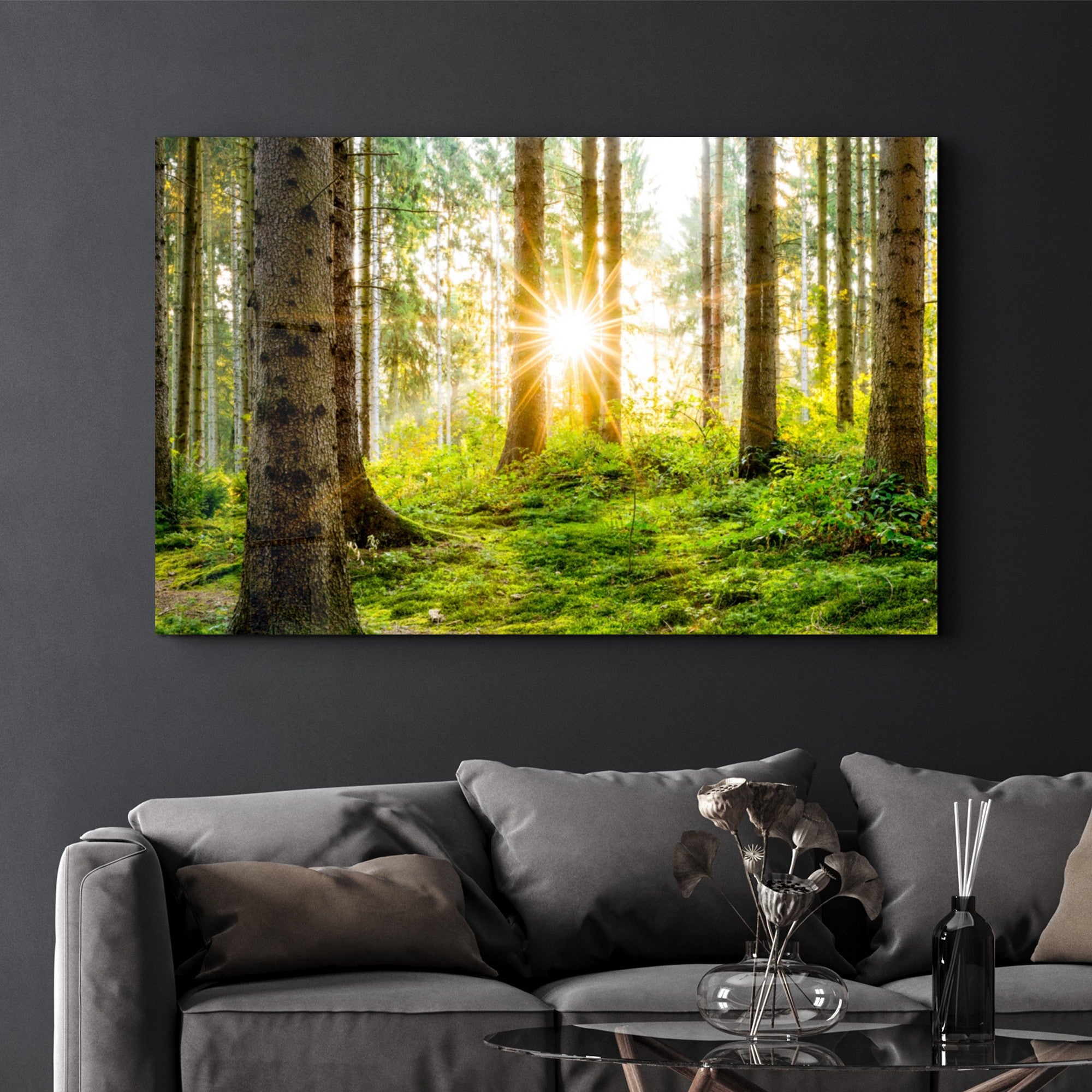 Arte Decorativa em Vidro Temperado Multicolor 35x55cm - Impressão UV de Alta Qualidade